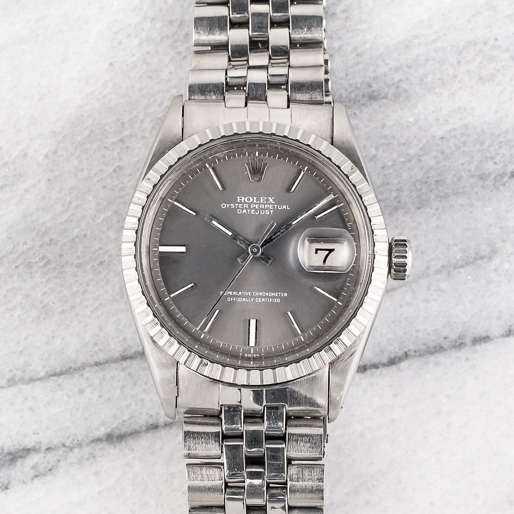 Rolex Datejust 1603 - Grey Dial