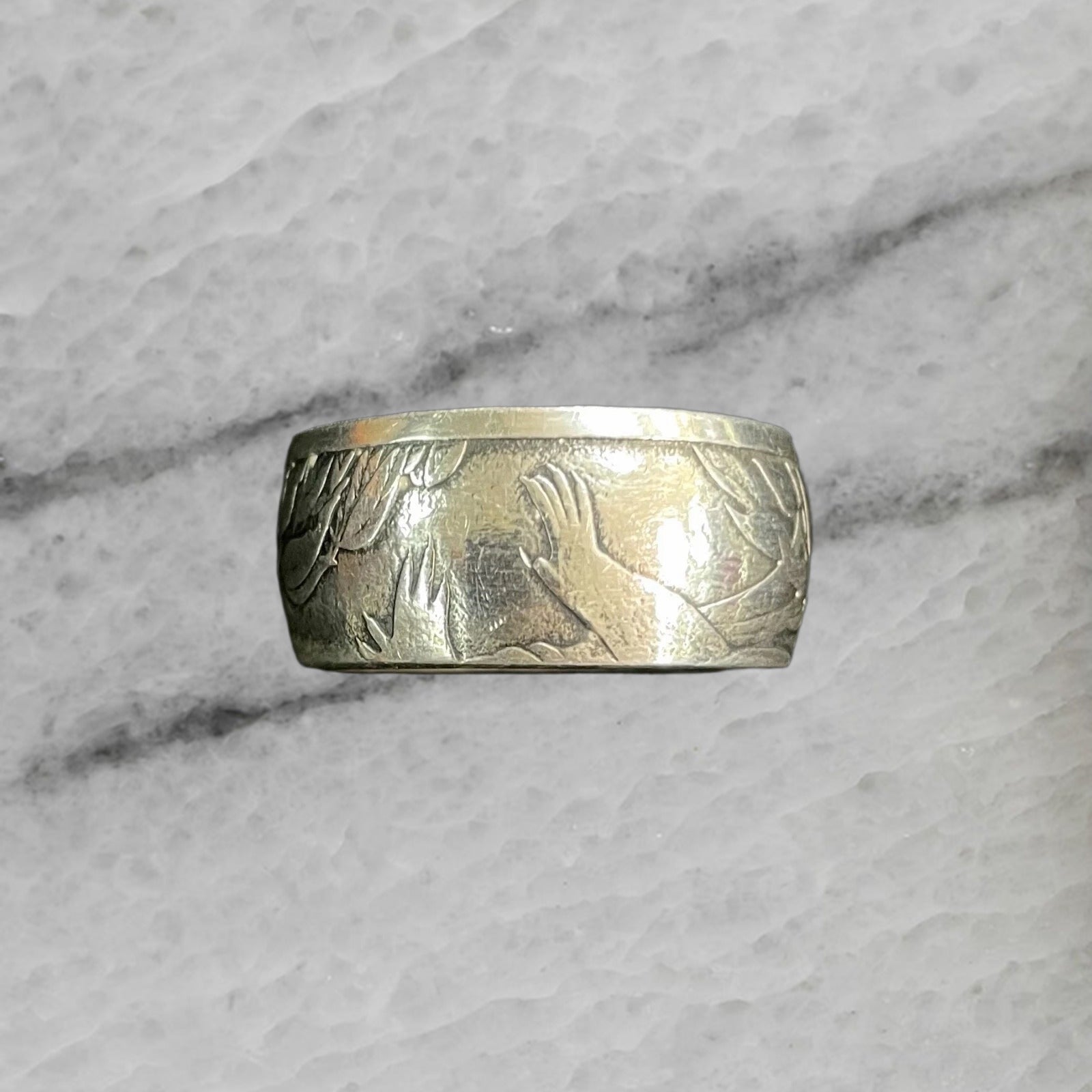 2022 Australian Koala 999 Pure Silver Coin Ring Size 10