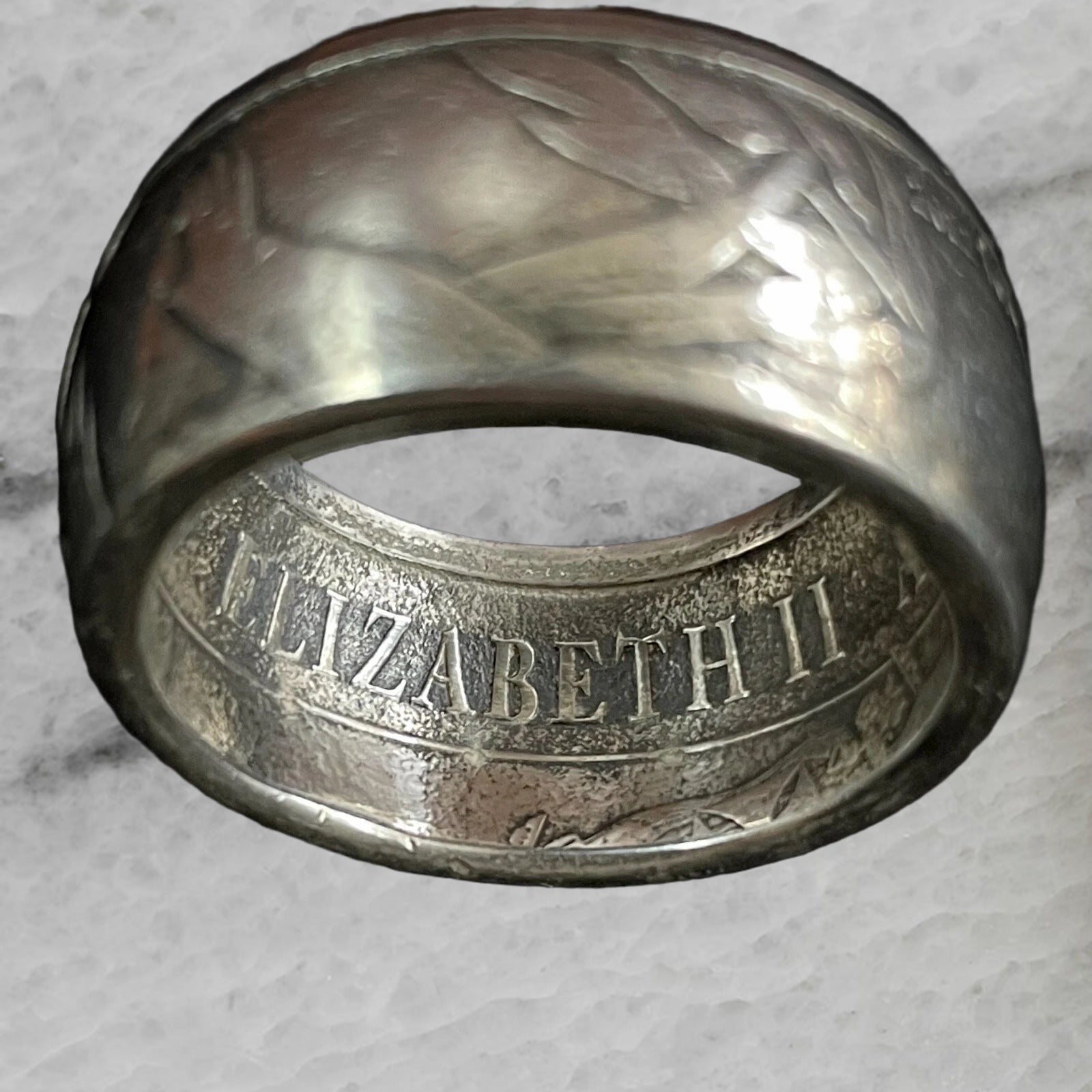 2022 Australian Koala 999 Pure Silver Coin Ring Size 10