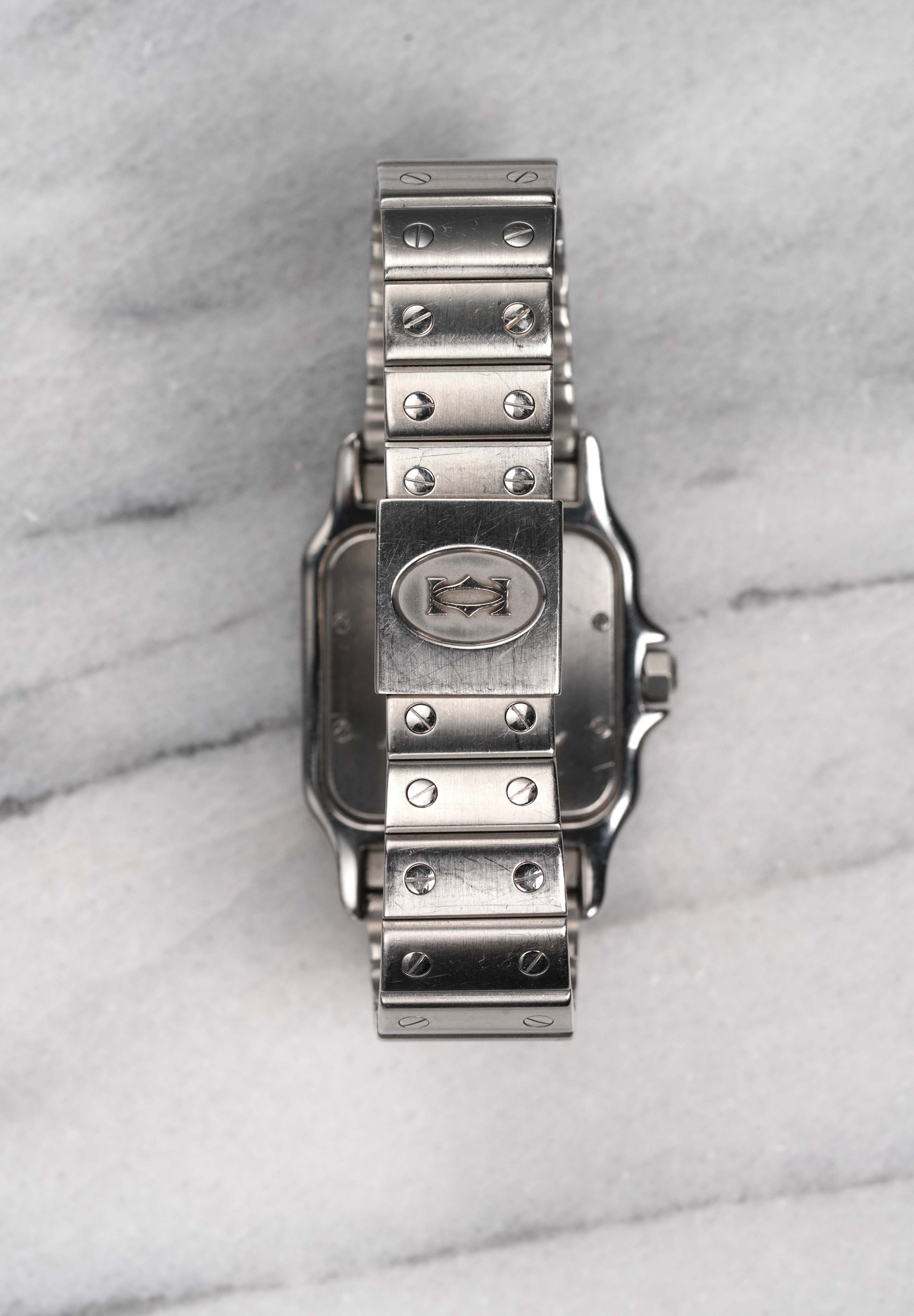 Cartier Santos 1564 - Blue Roman Dial