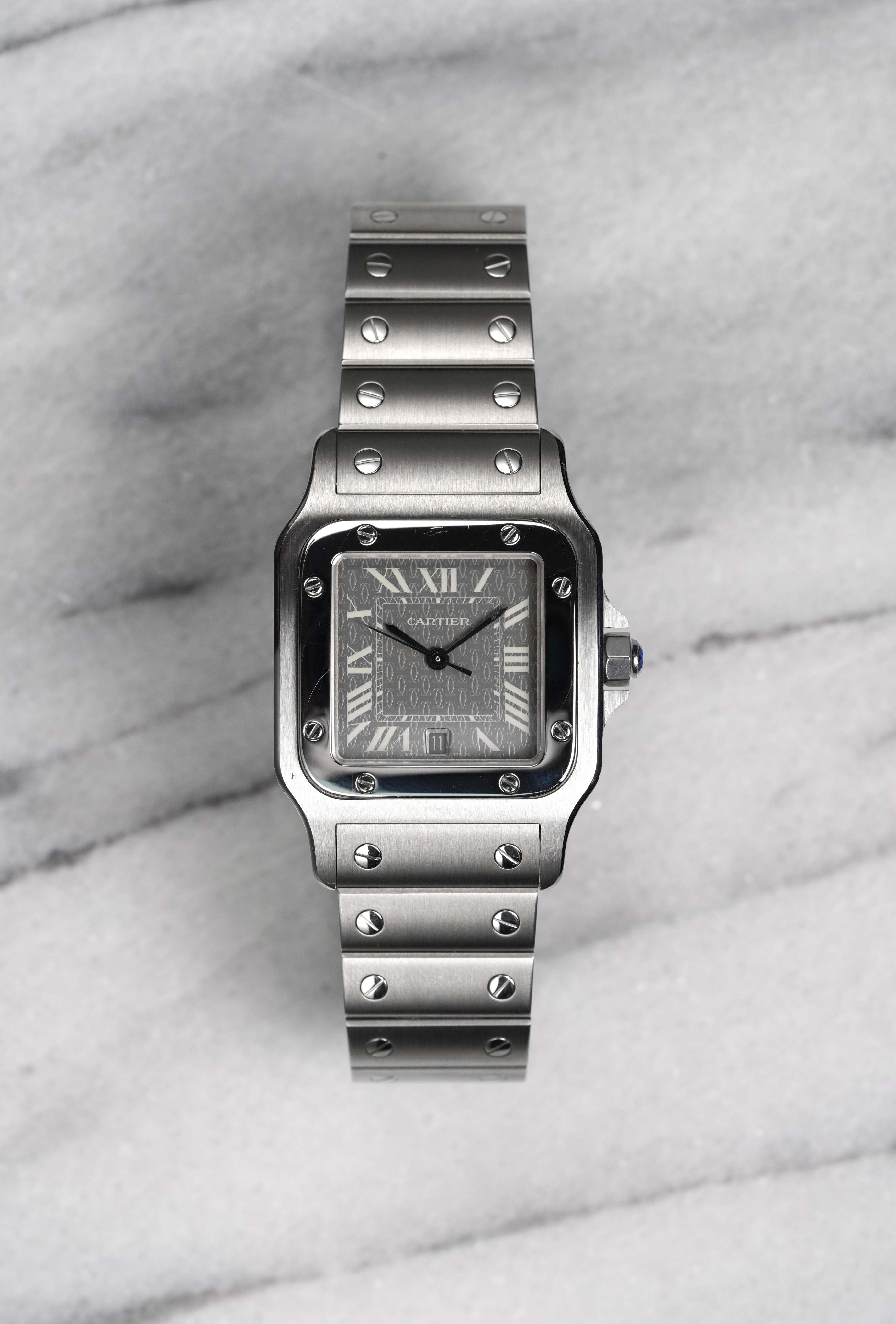Cartier Santos 1554 - Grey Dial.