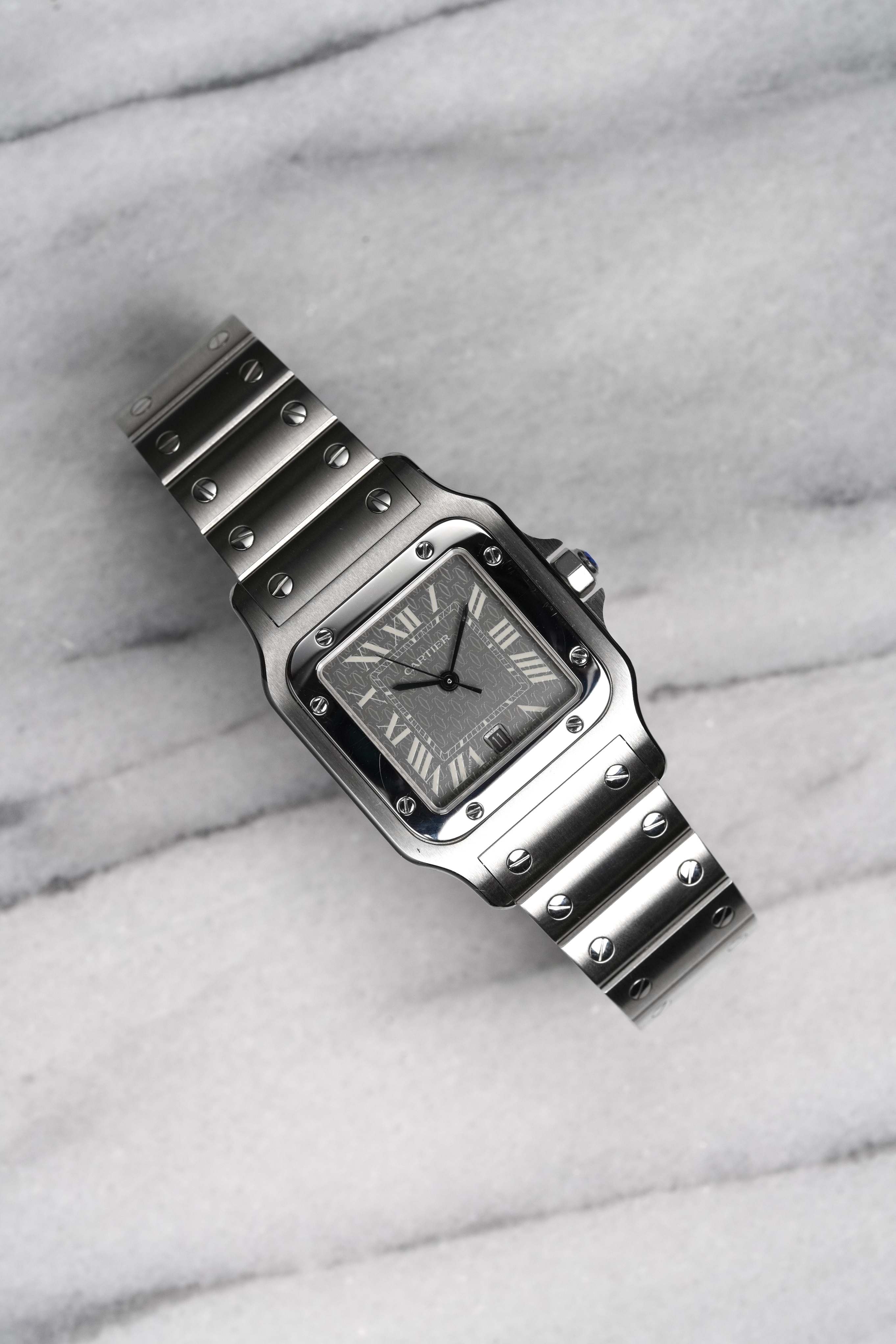 Cartier Santos 1554 - Grey Dial.