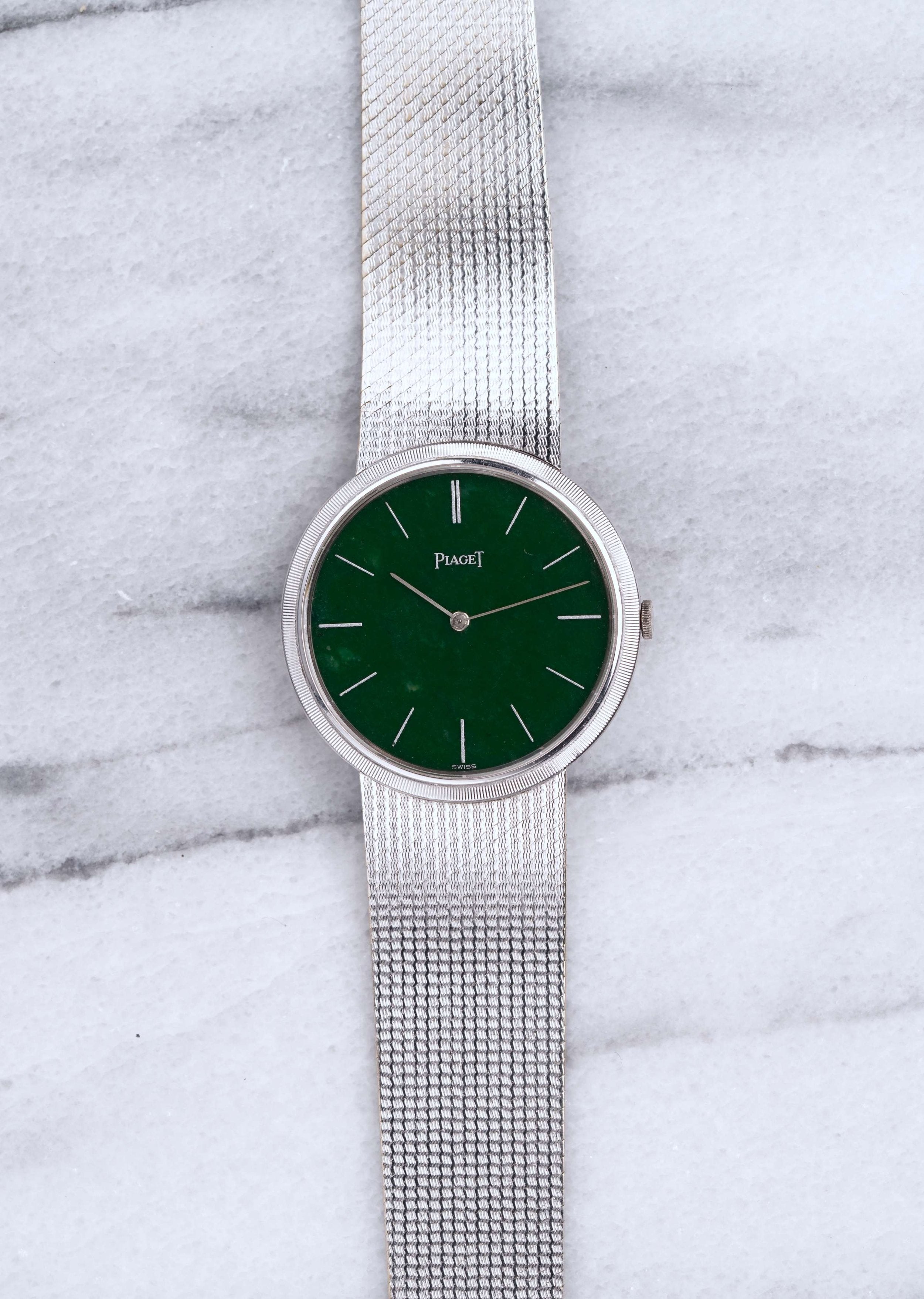 Piaget Jade- 18K White Gold.