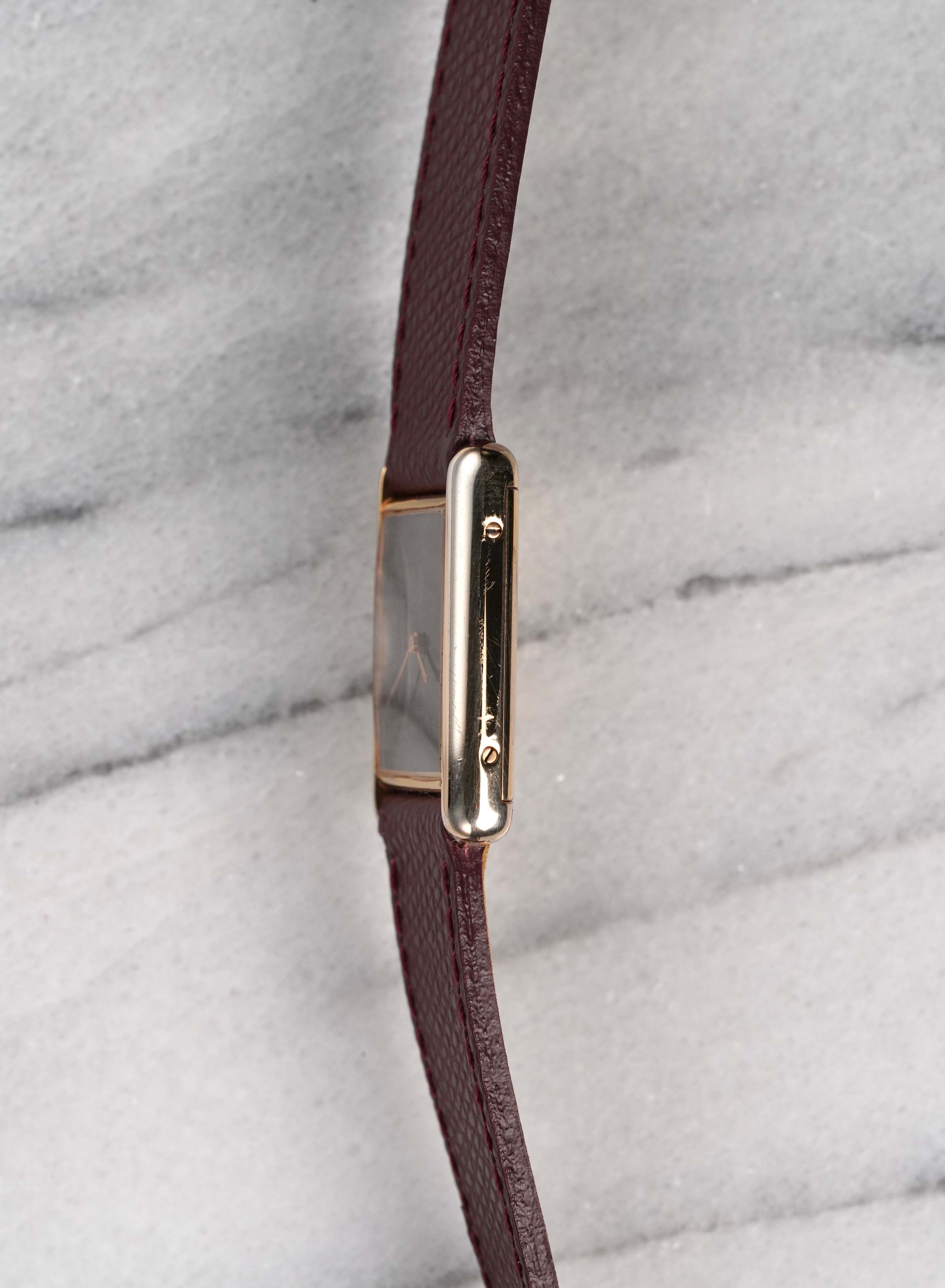 Cartier Tank - Brown Dial