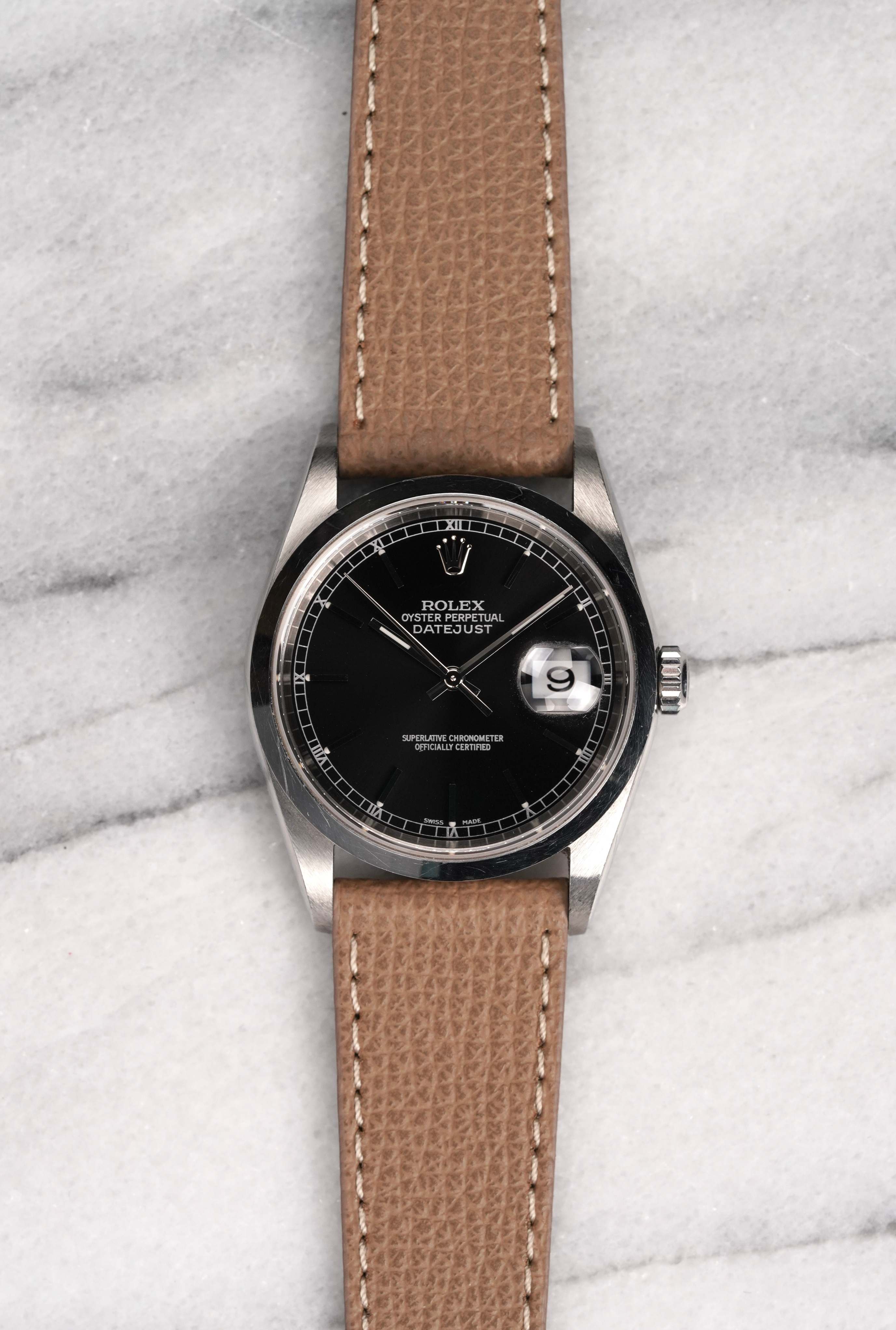 Rolex Datejust 16200 - Black Dial.