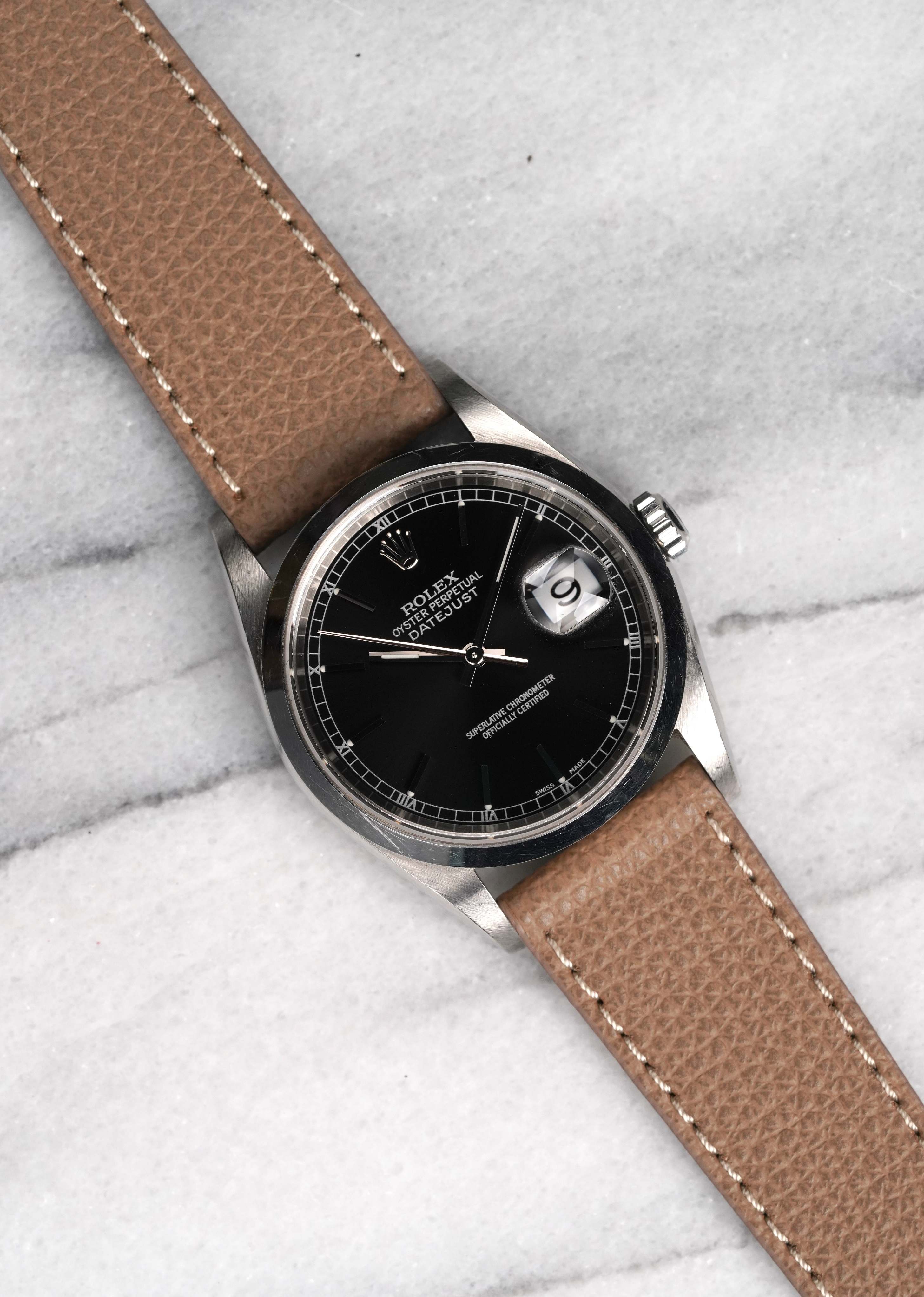 Rolex Datejust 16200 - Black Dial.