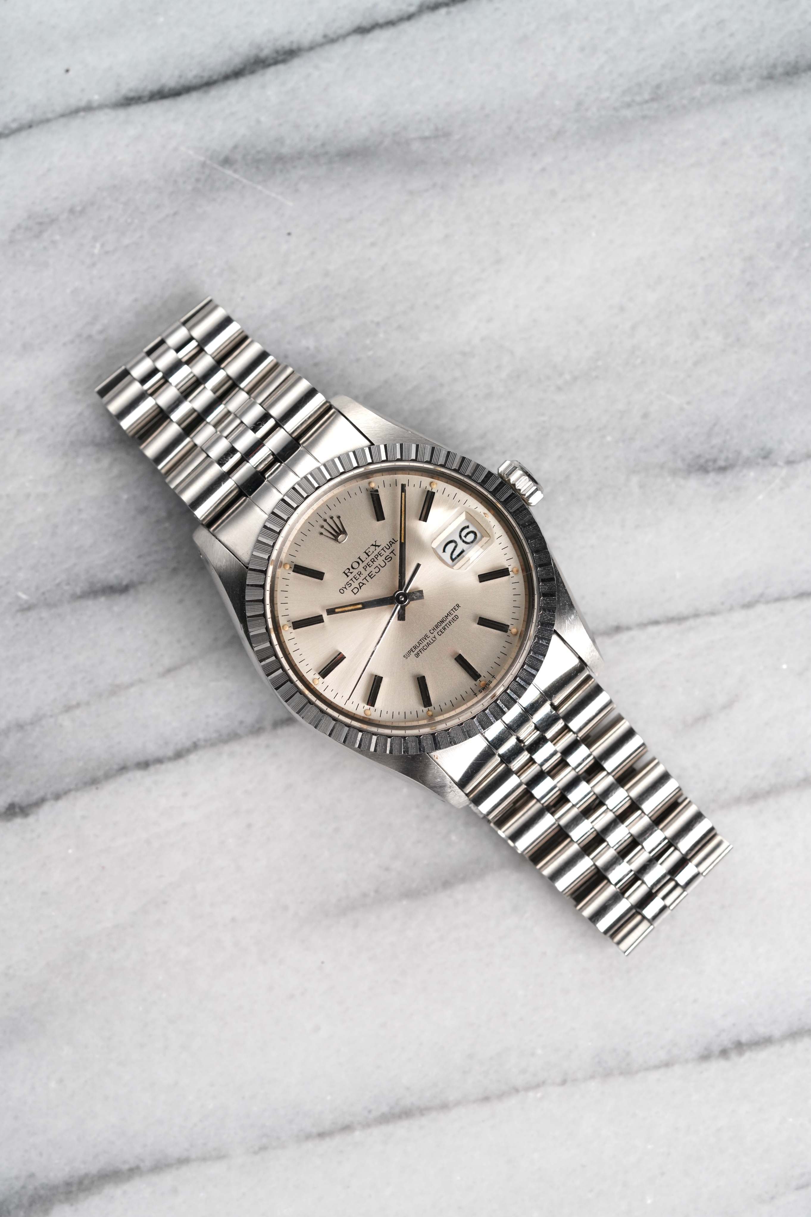 Rolex Datejust 16030 - Silver Dial.