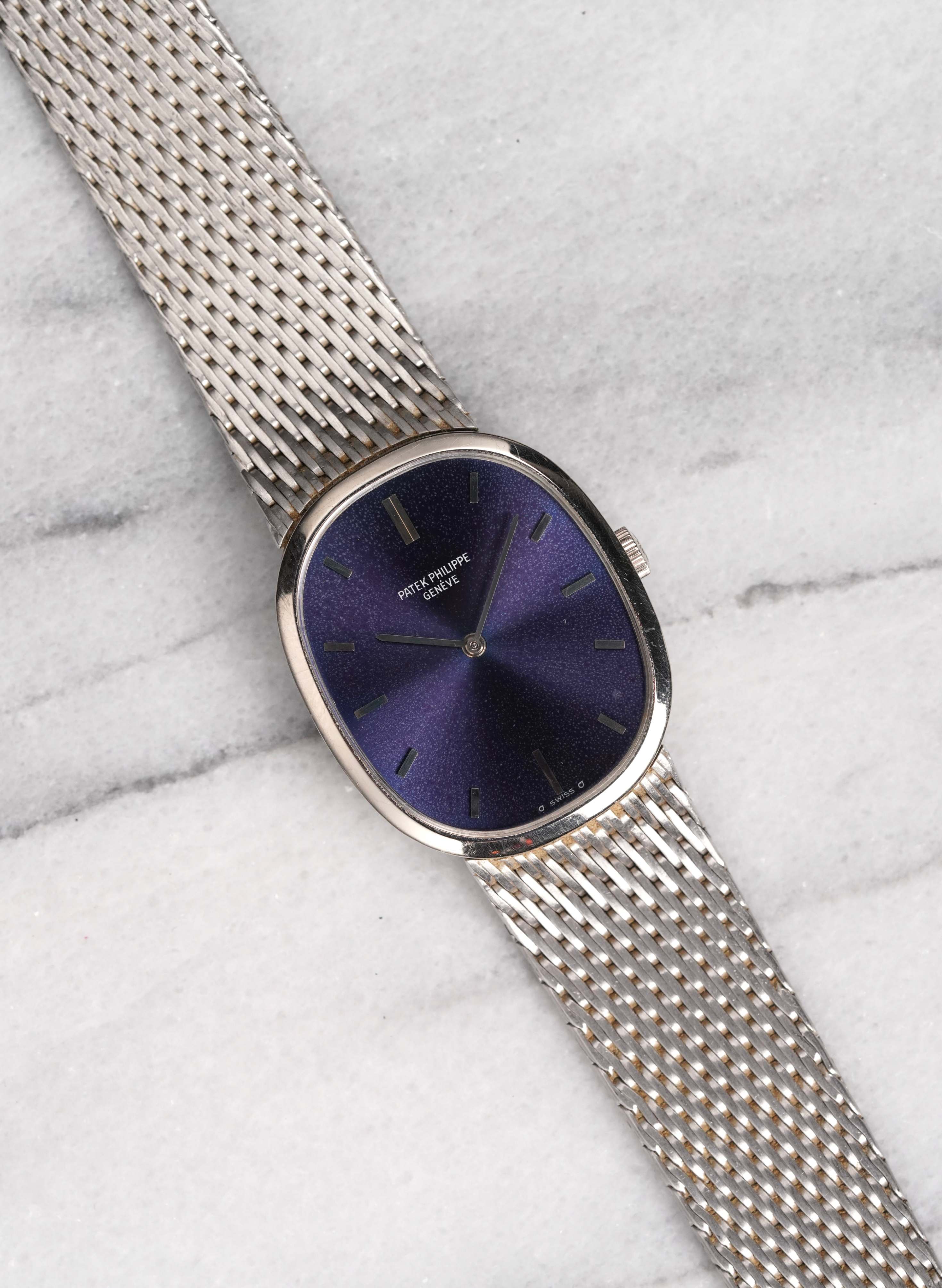Patek Philippe Ellipse - 18K White Gold Purple Dial