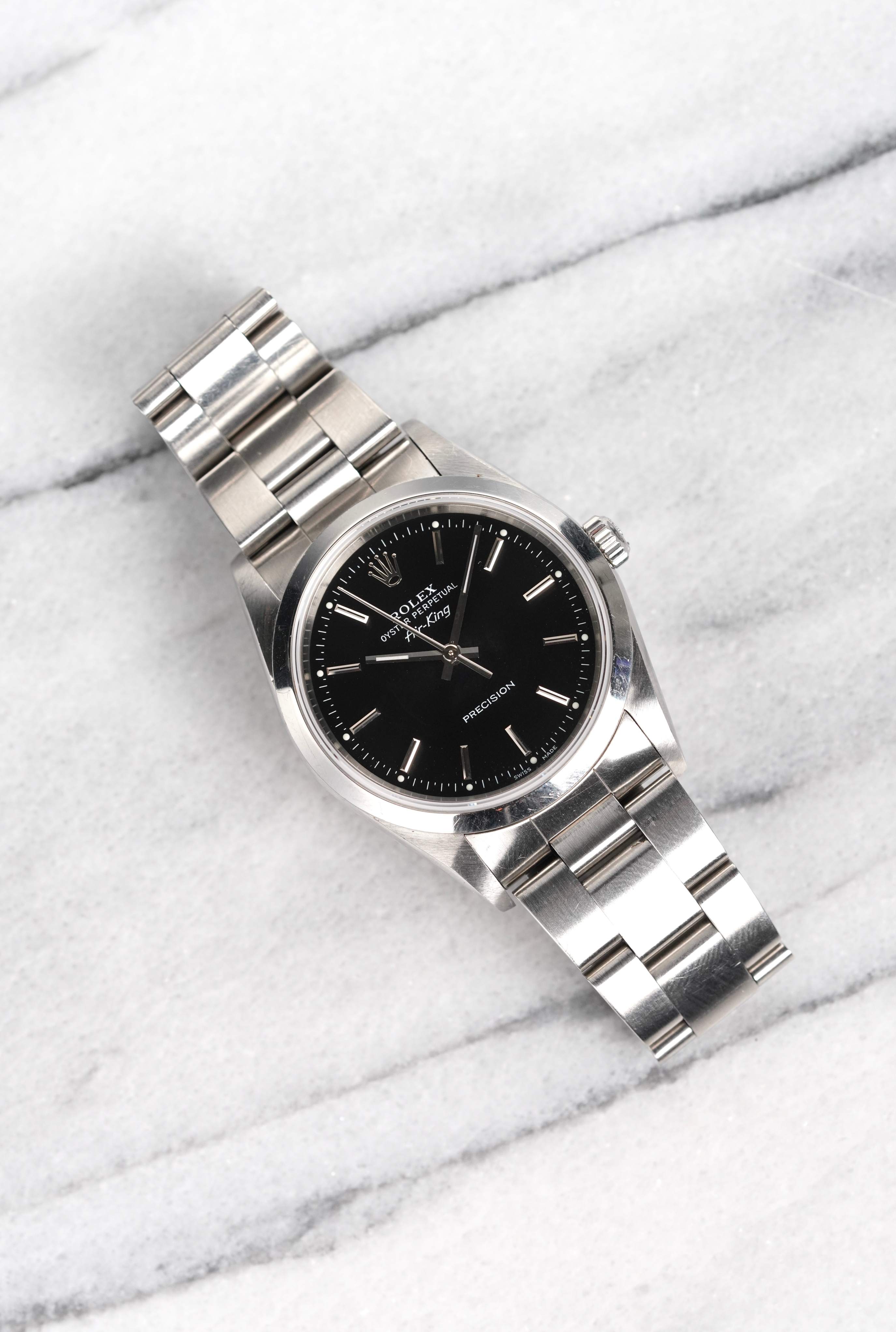 Rolex Air King 14000 - Black Dial.