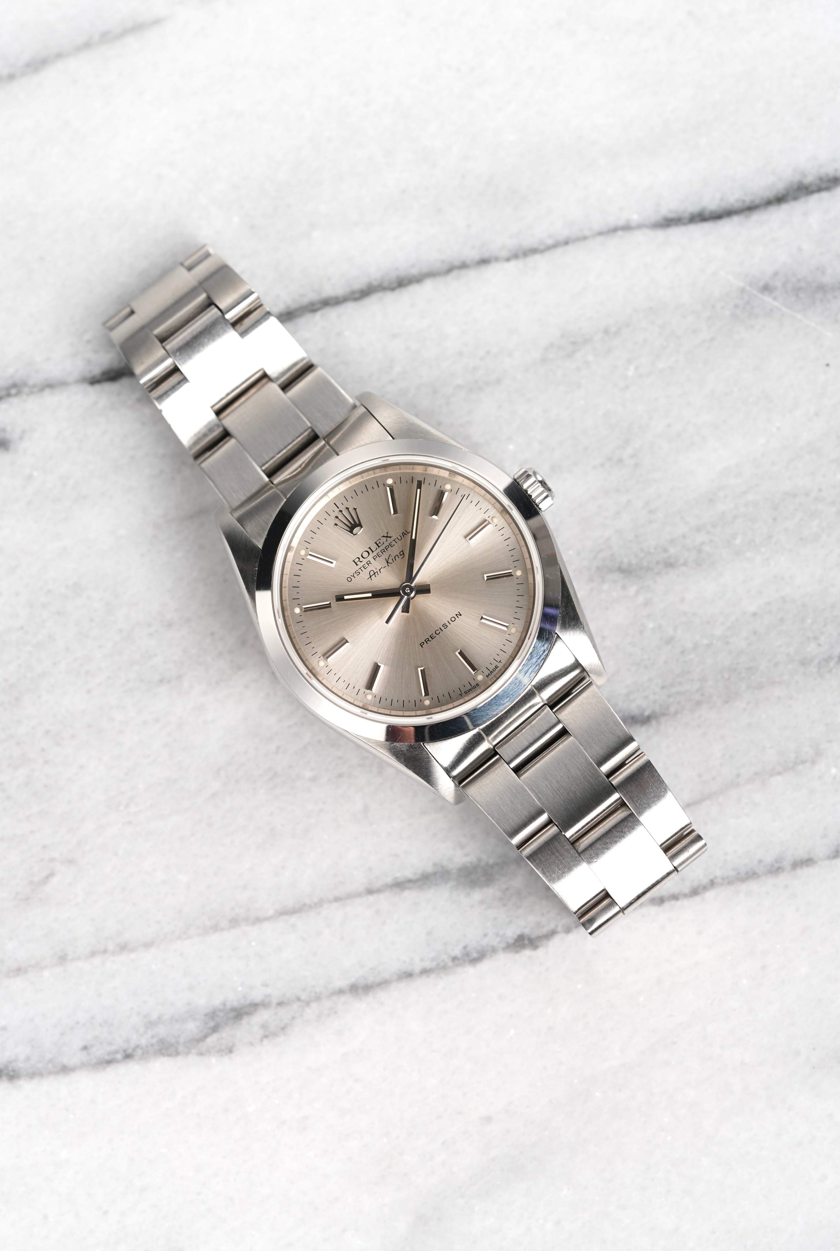 Rolex Air King 14000 - Silver Dial.