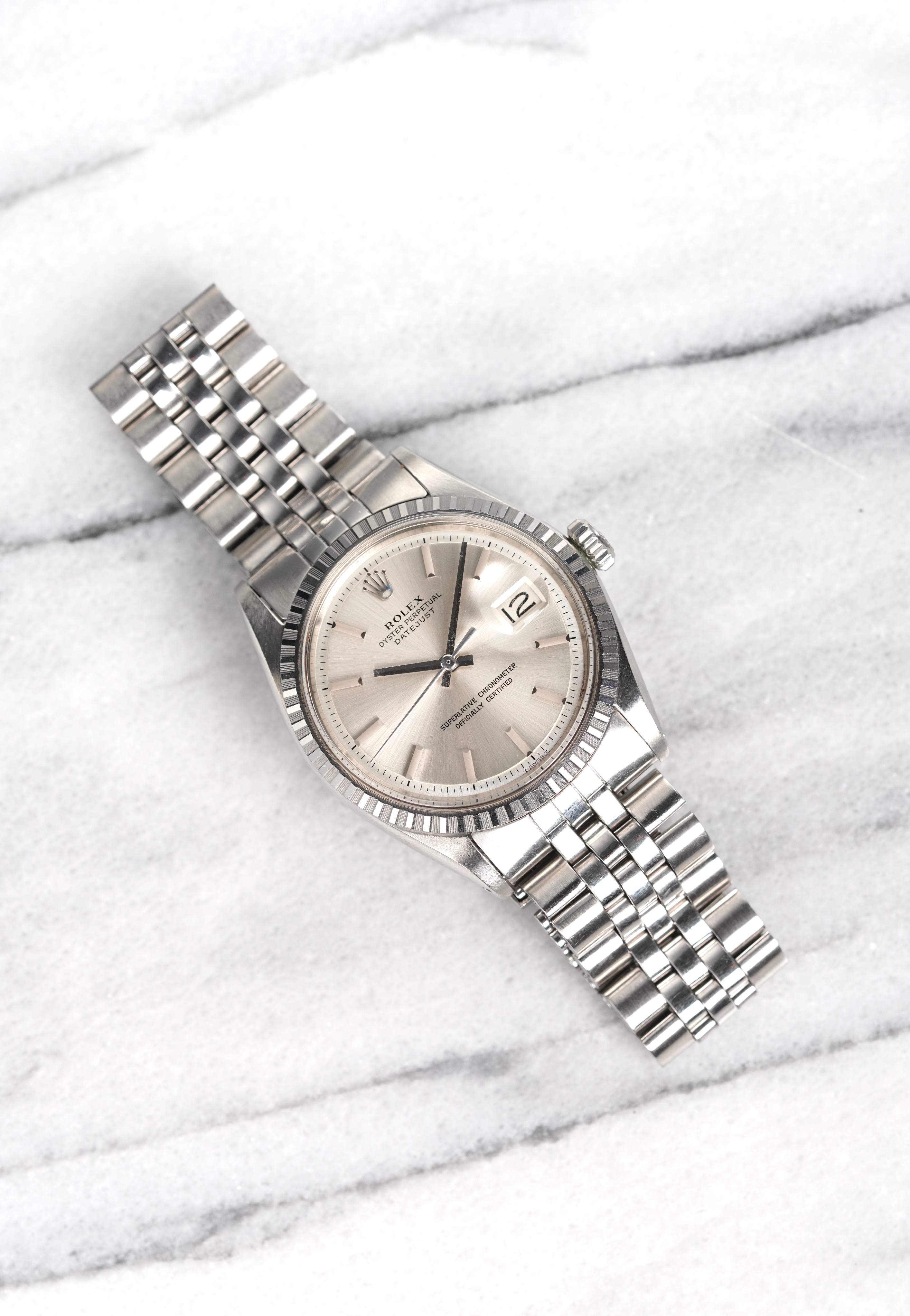 Rolex Datejust 1603 - Silver Dial.