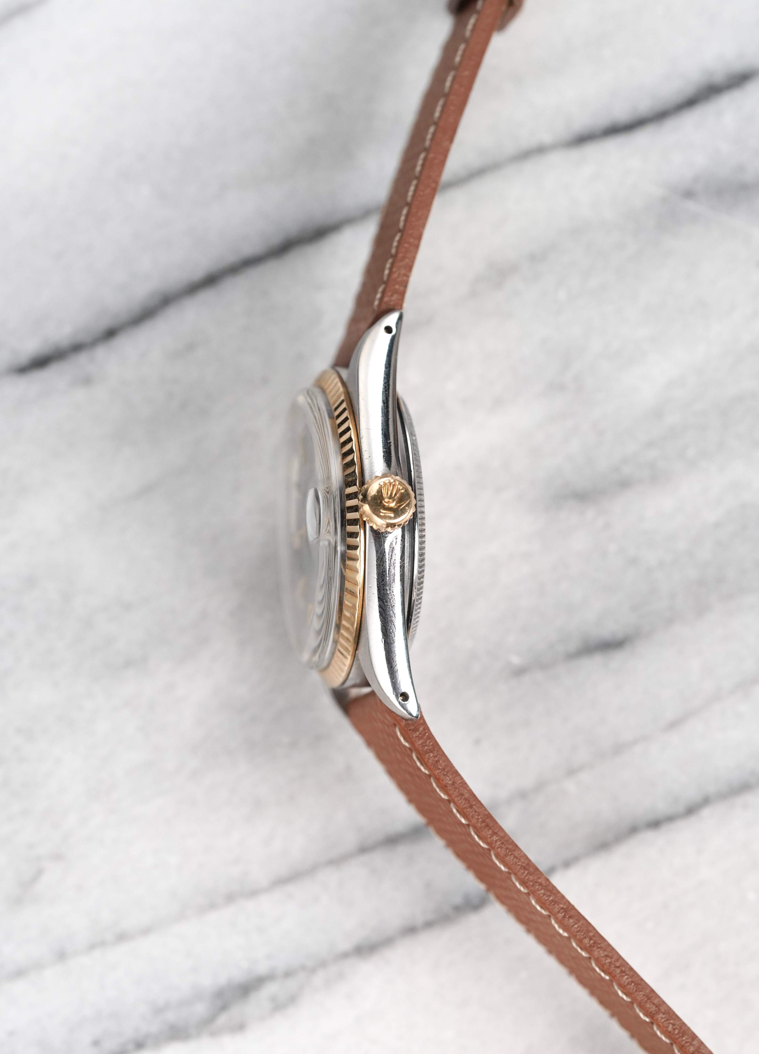 Rolex Datejust 1601 - Glossy Black Dial.