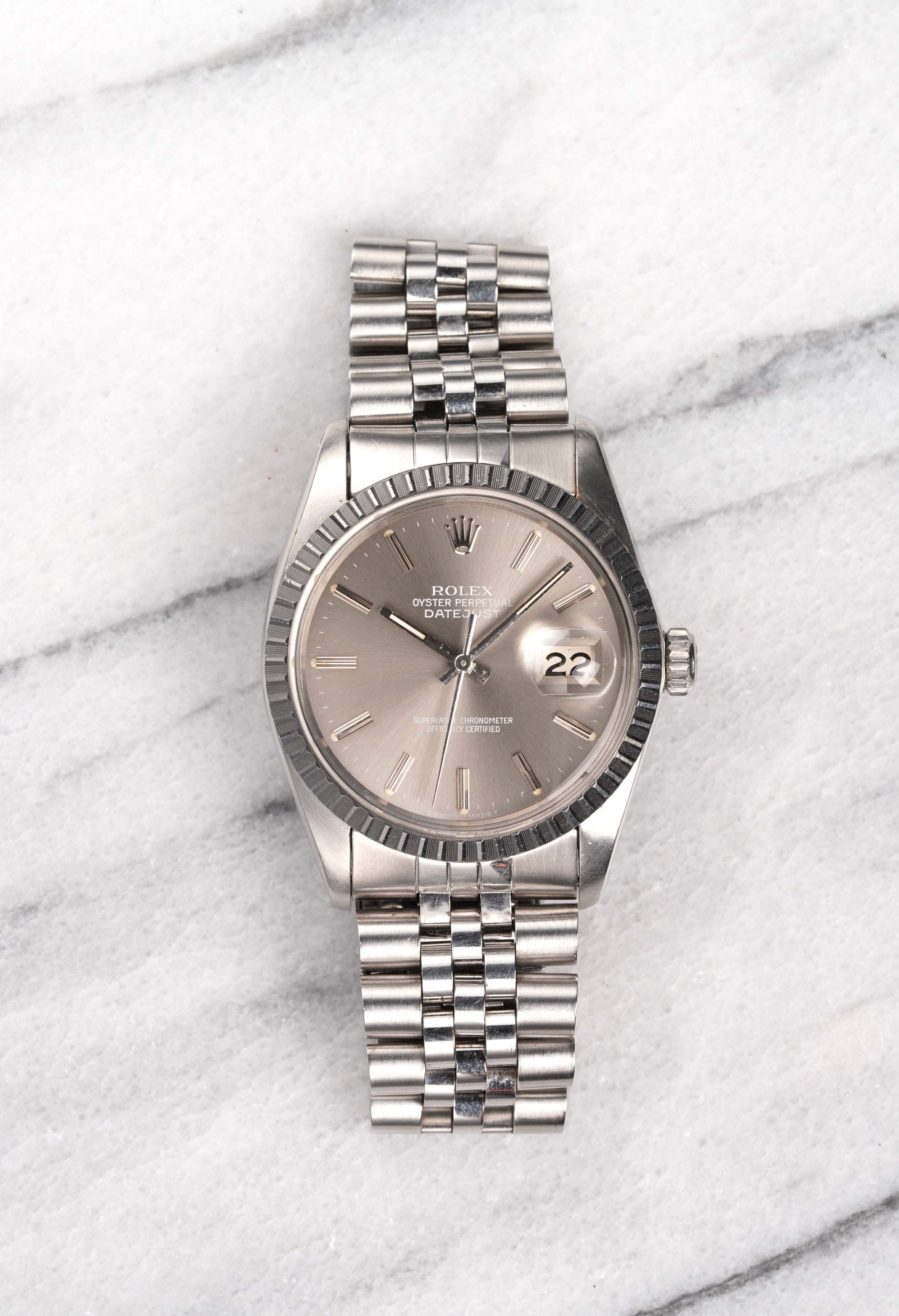 Rolex Datejust 16030 - Grey Dial