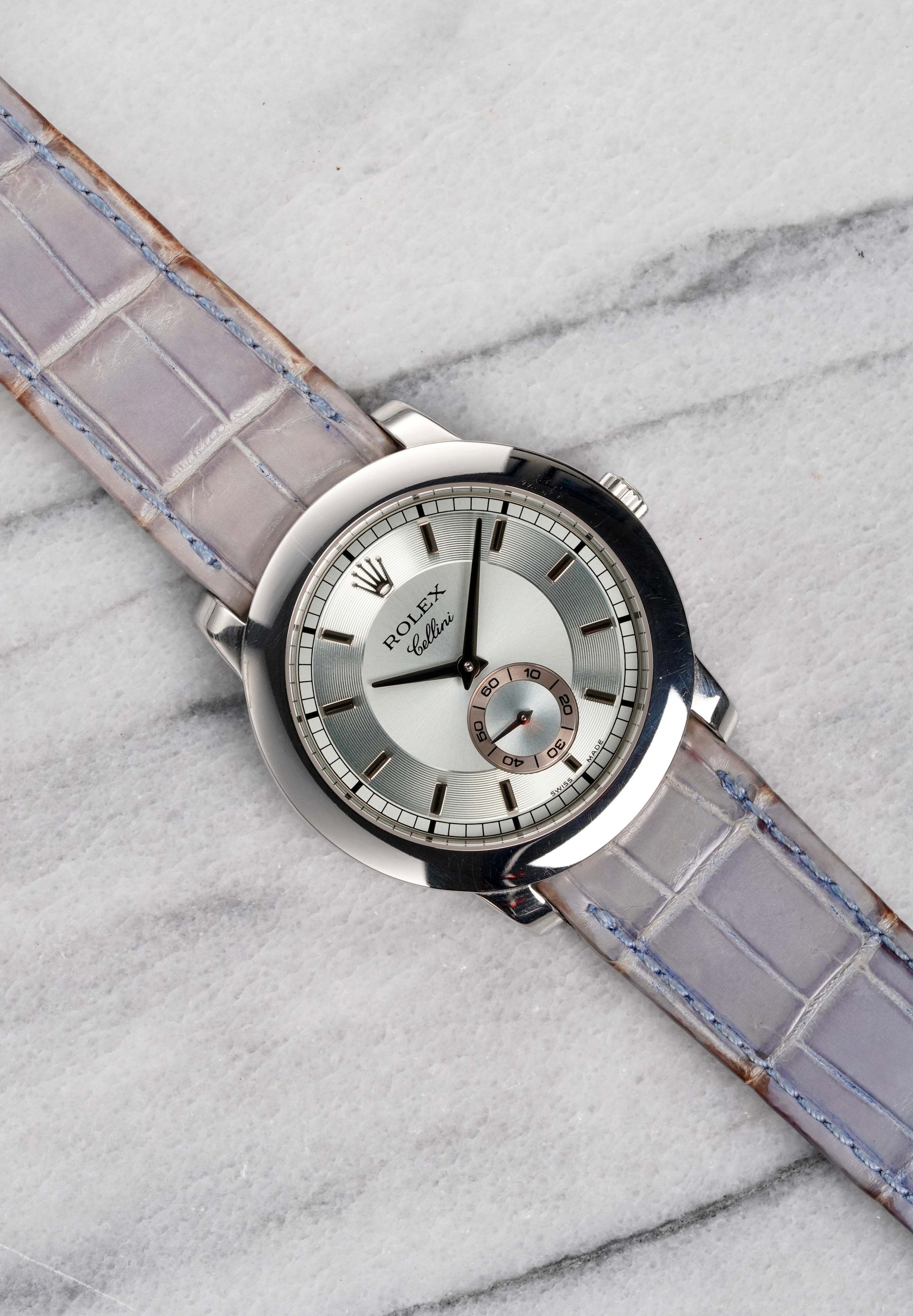 Rolex Cellini Platinum - Ice Blue