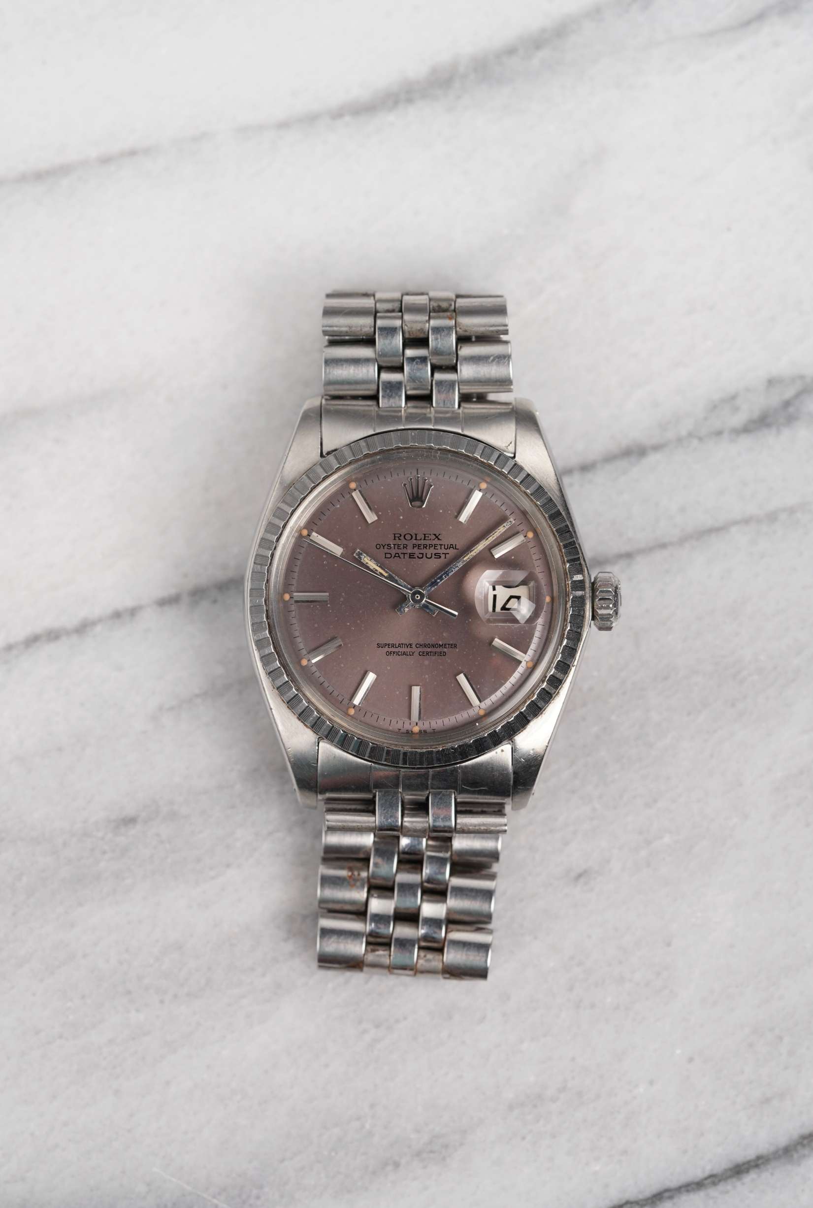 Rolex Datejust 1603 - Lavender Dial