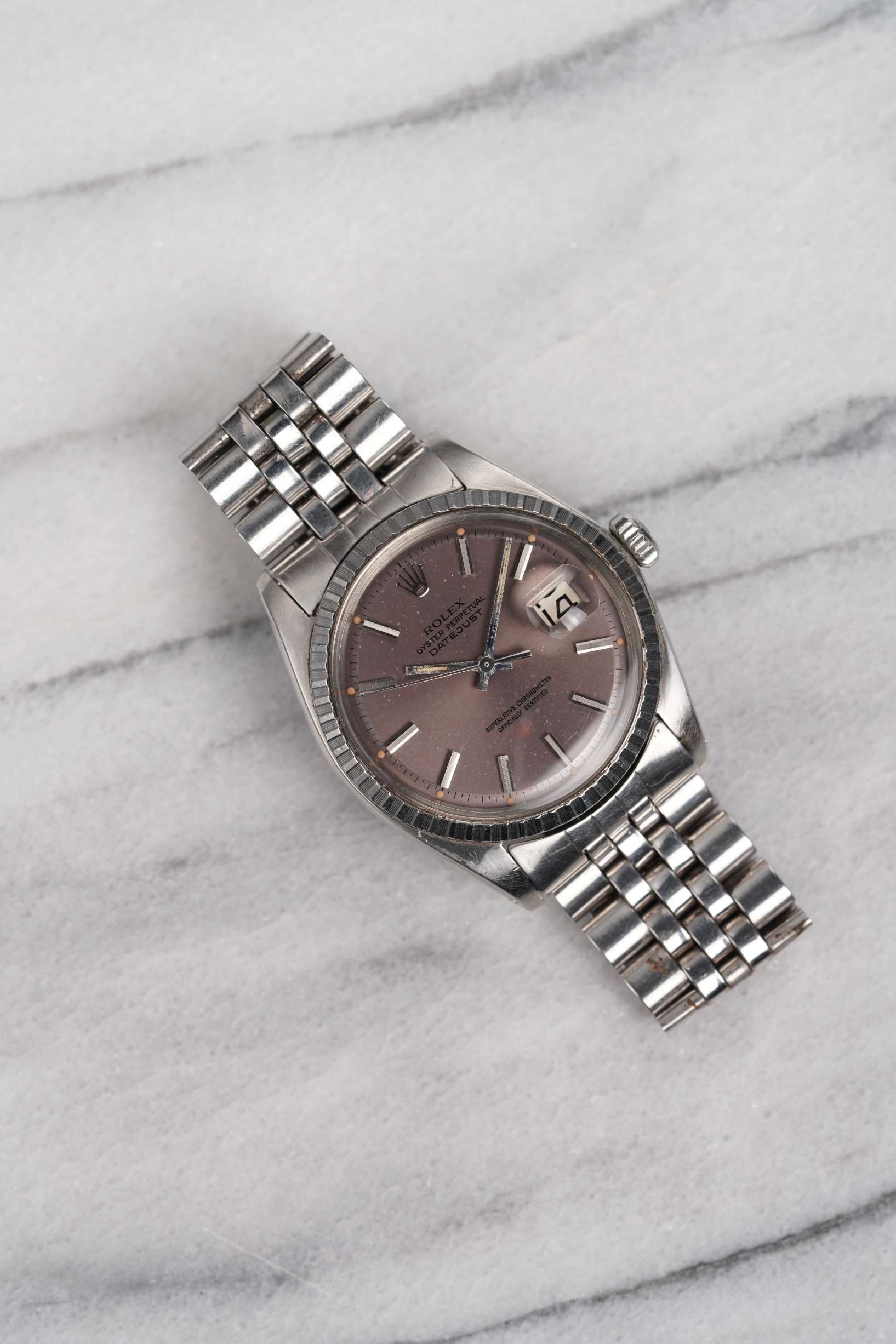 Rolex Datejust 1603 - Lavender Dial