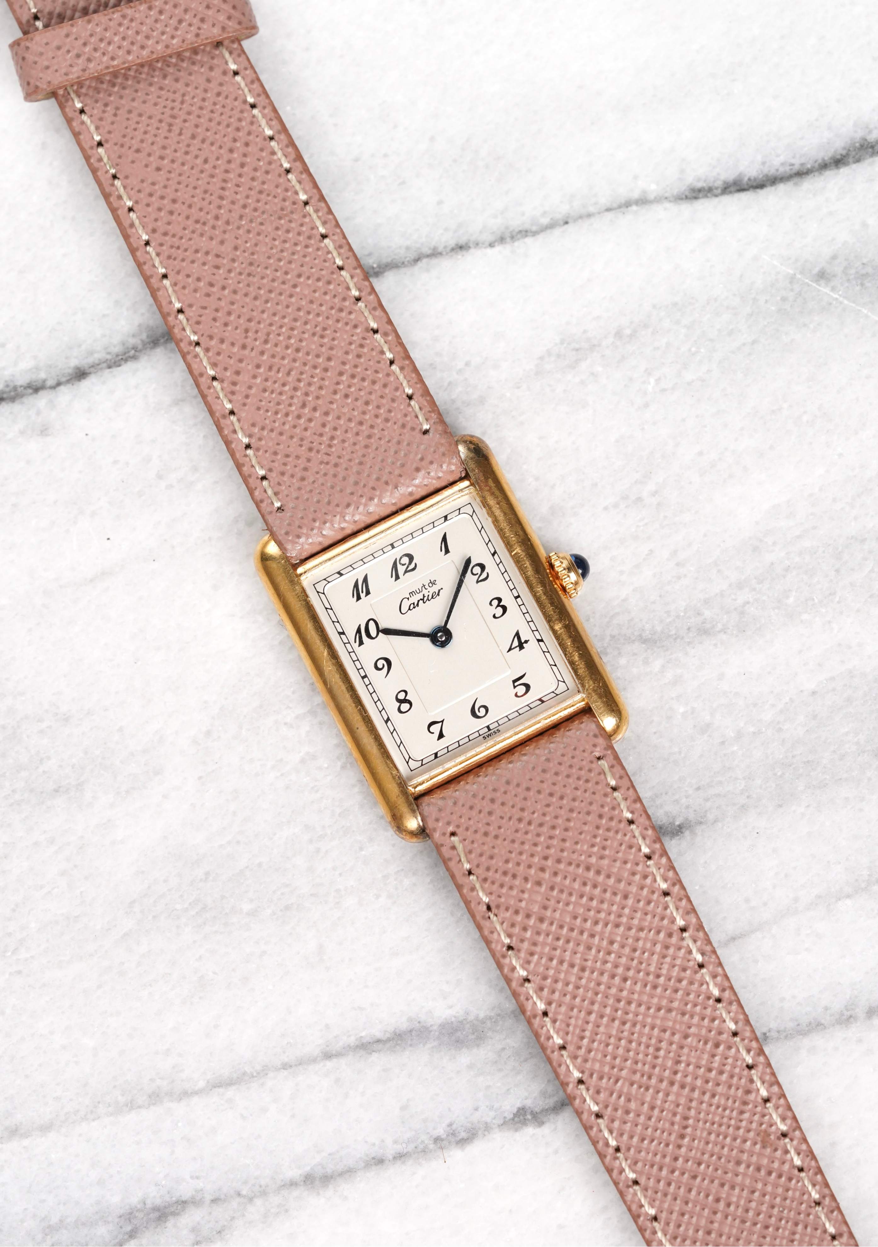 Cartier Tank - Breguet Numerals.