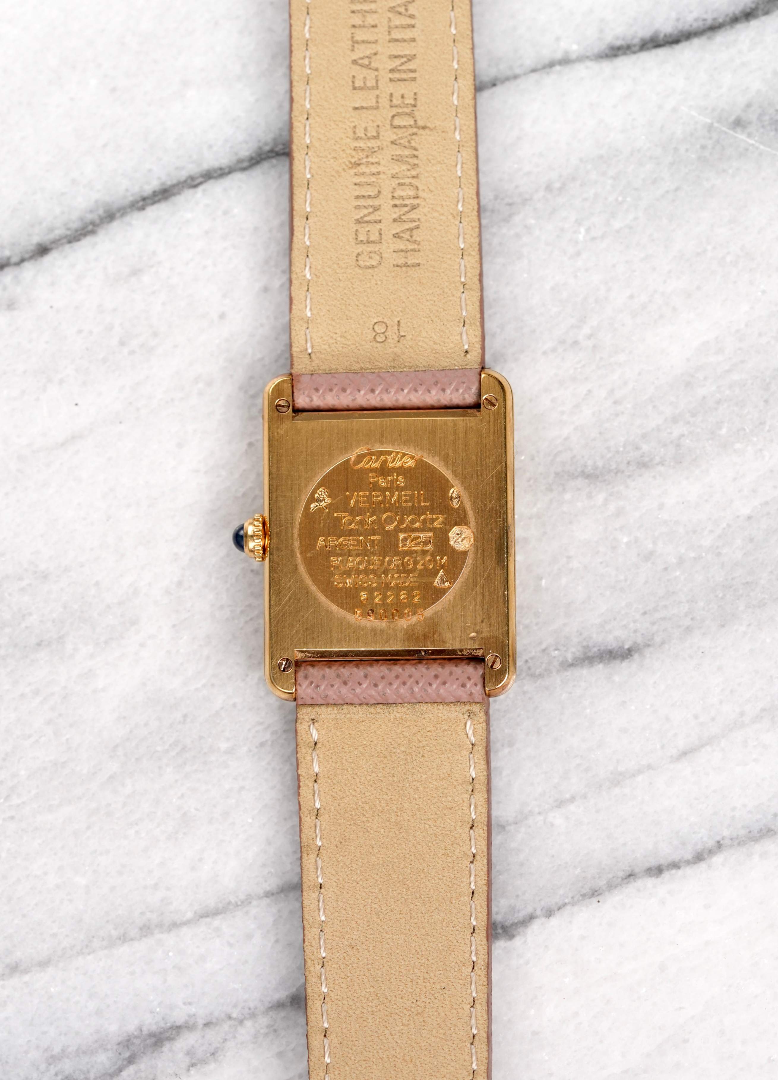 Cartier Tank - Breguet Numerals.