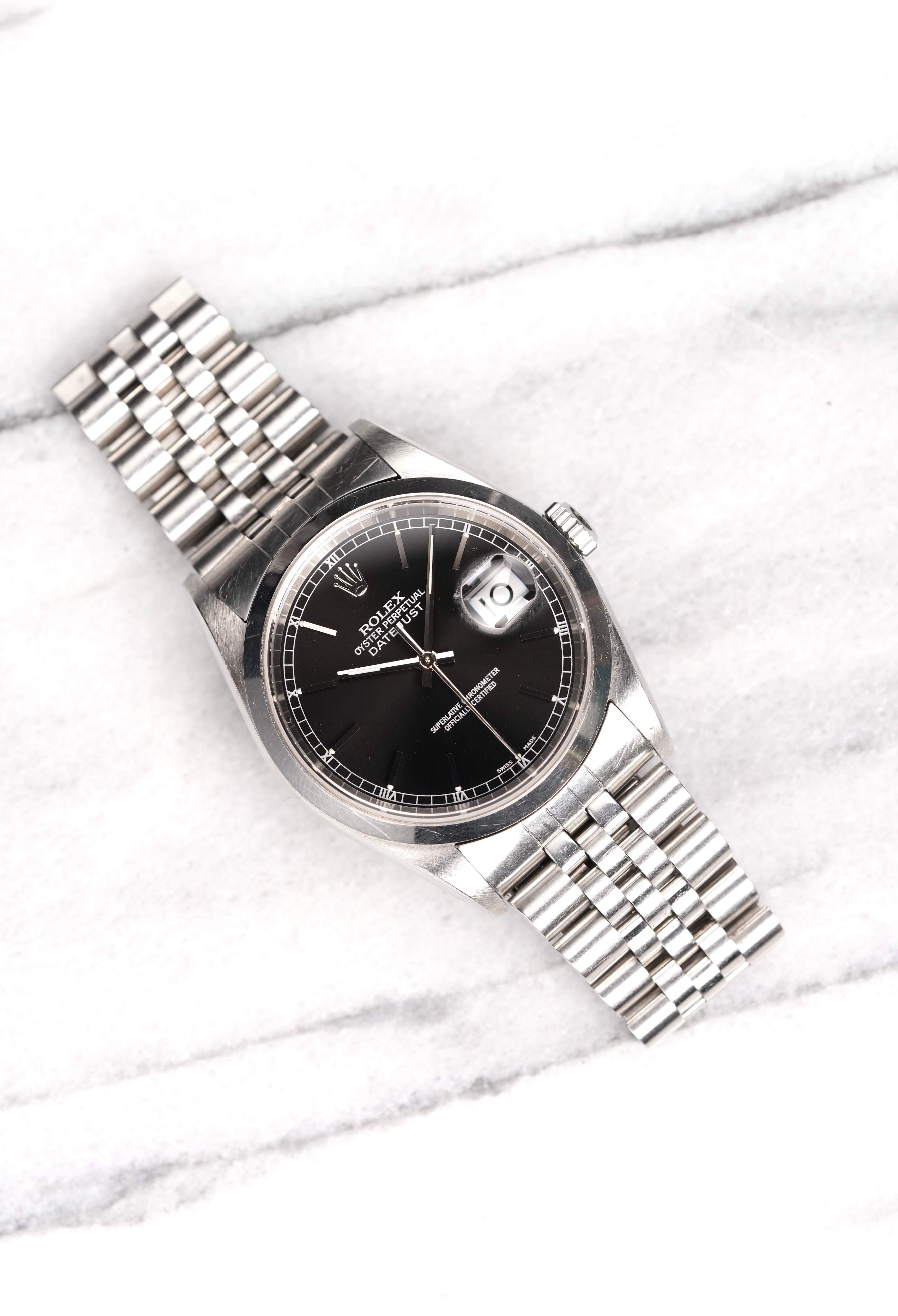 Rolex Datejust 16200 - Black Dial.