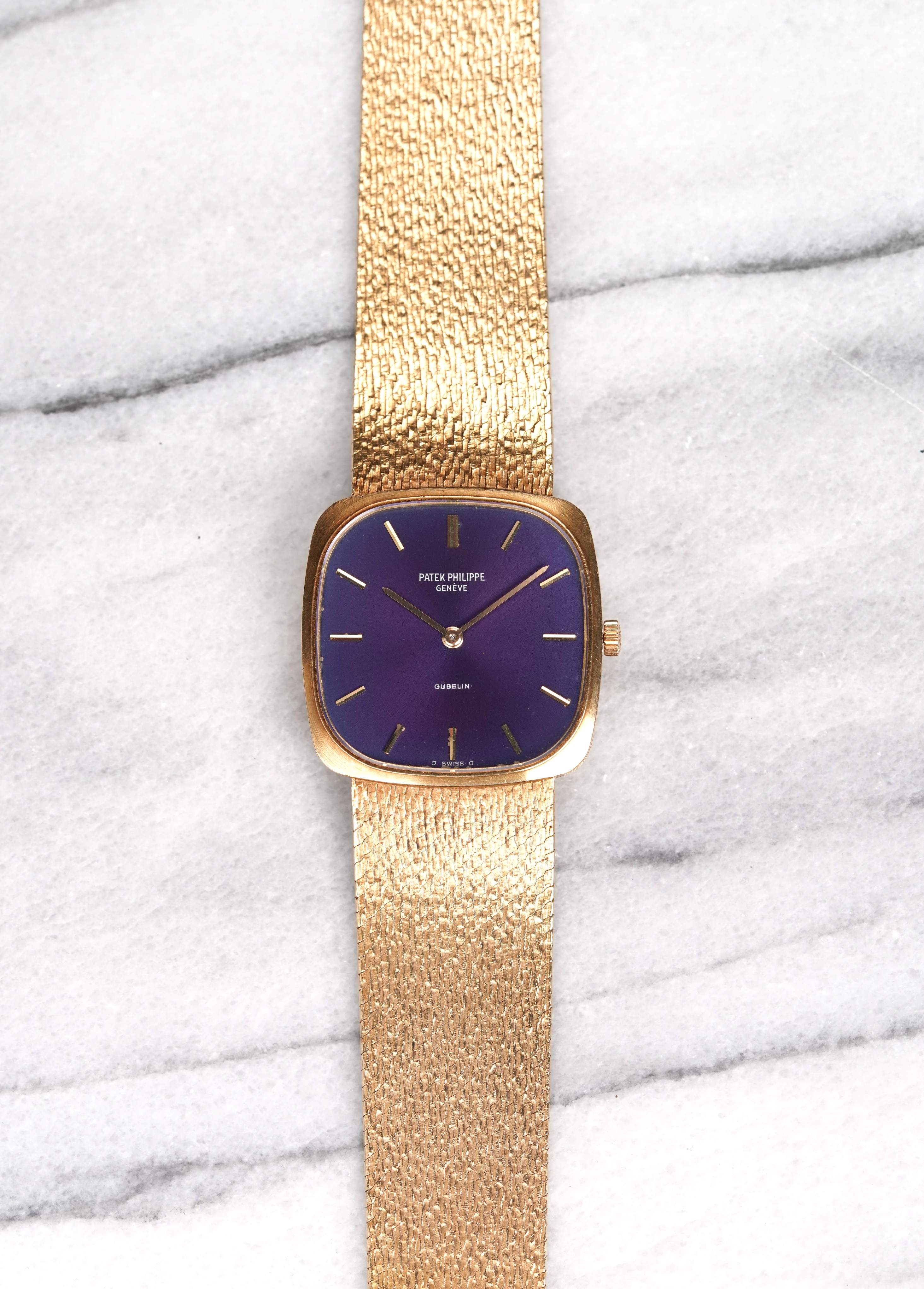 Patek Philippe - Gubelin Stamped Purple Dial.