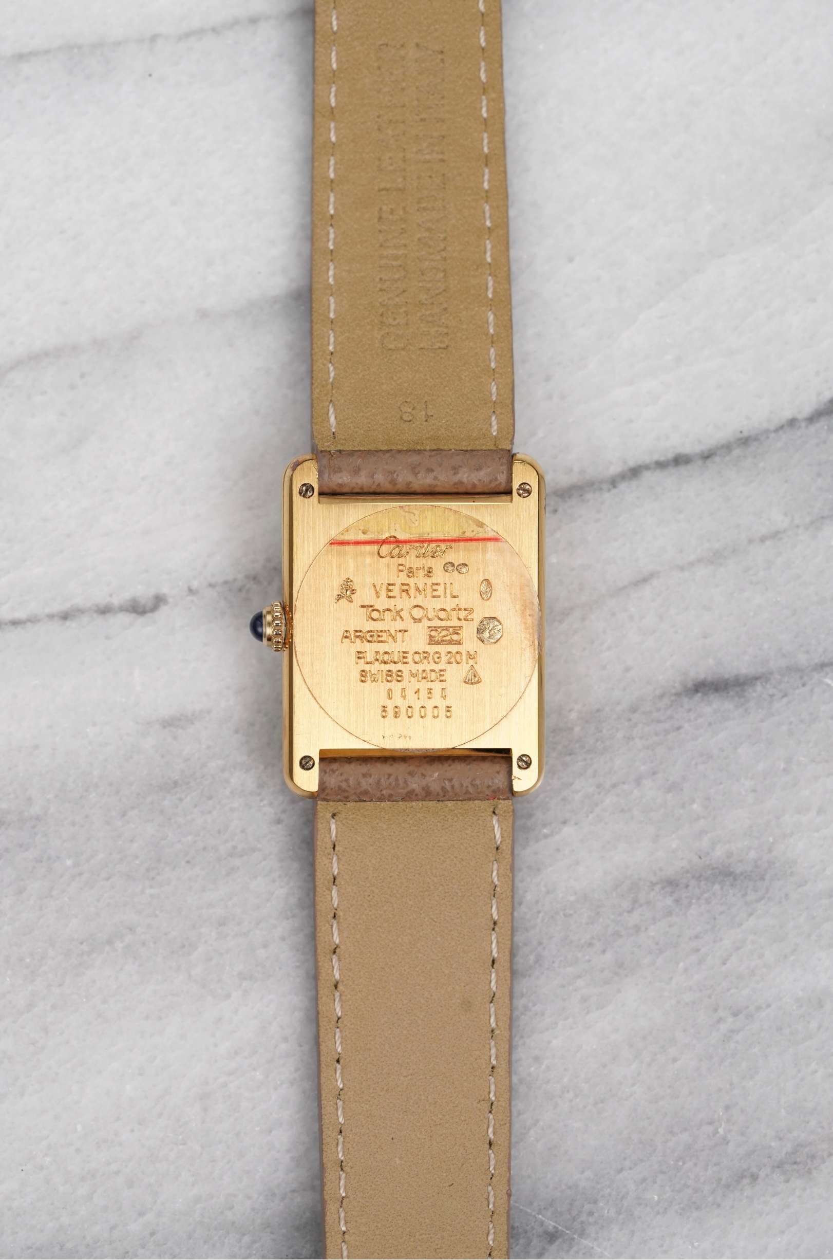 Cartier Tank - Breguet Numerals