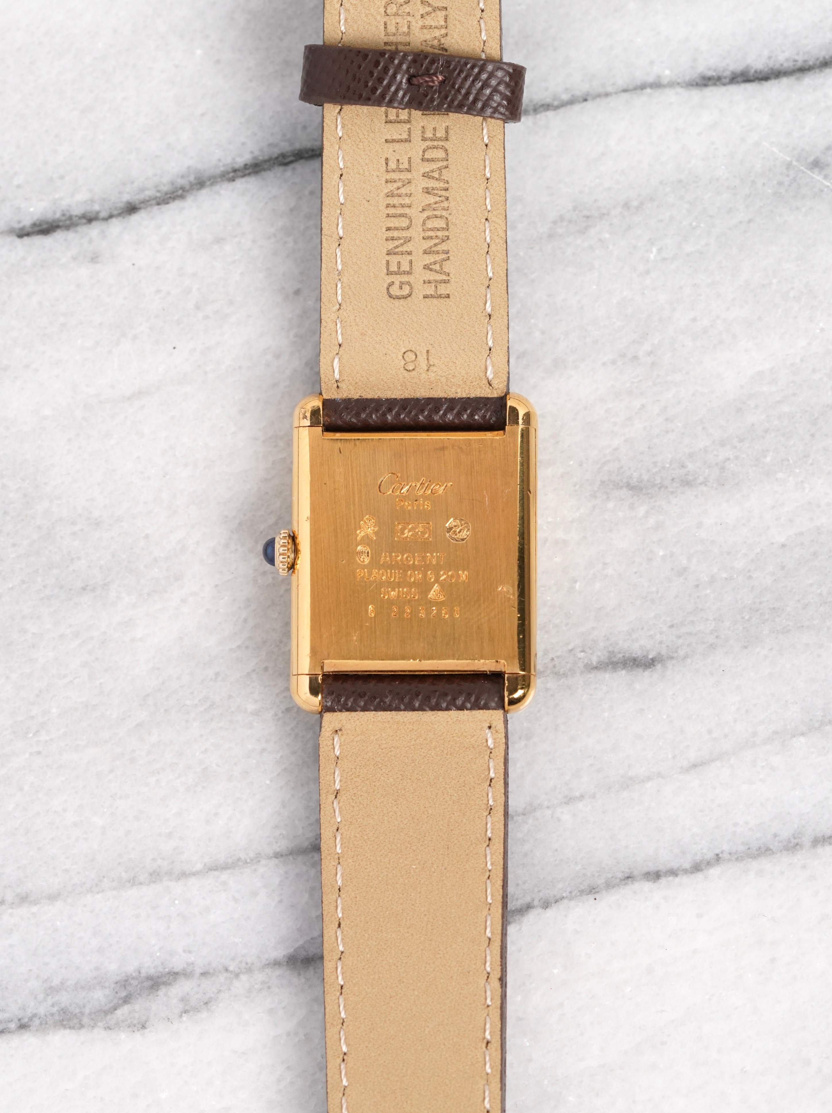 Cartier Tank - Trinity Dial.