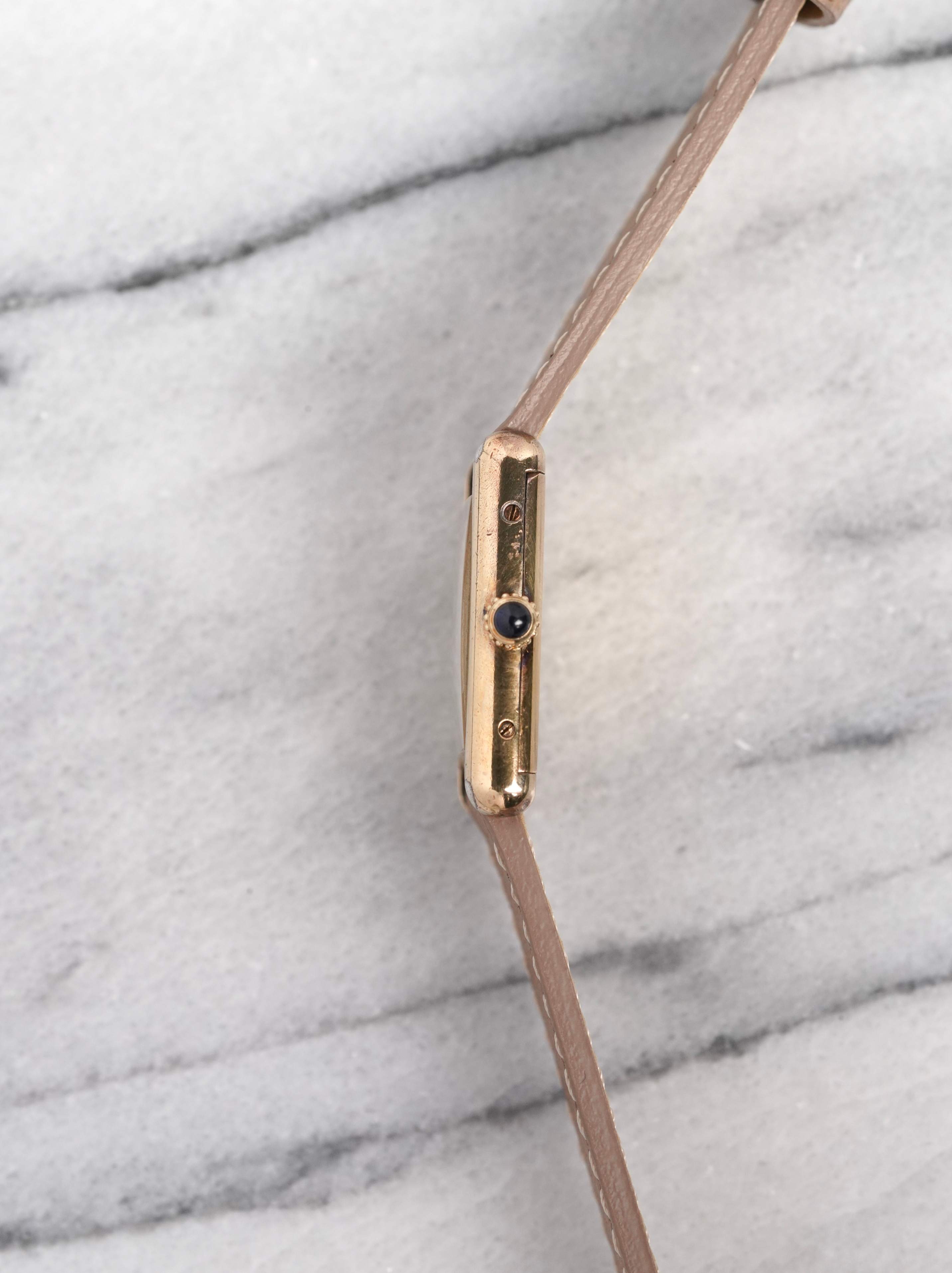 Cartier Tank - Guilloche Dial.