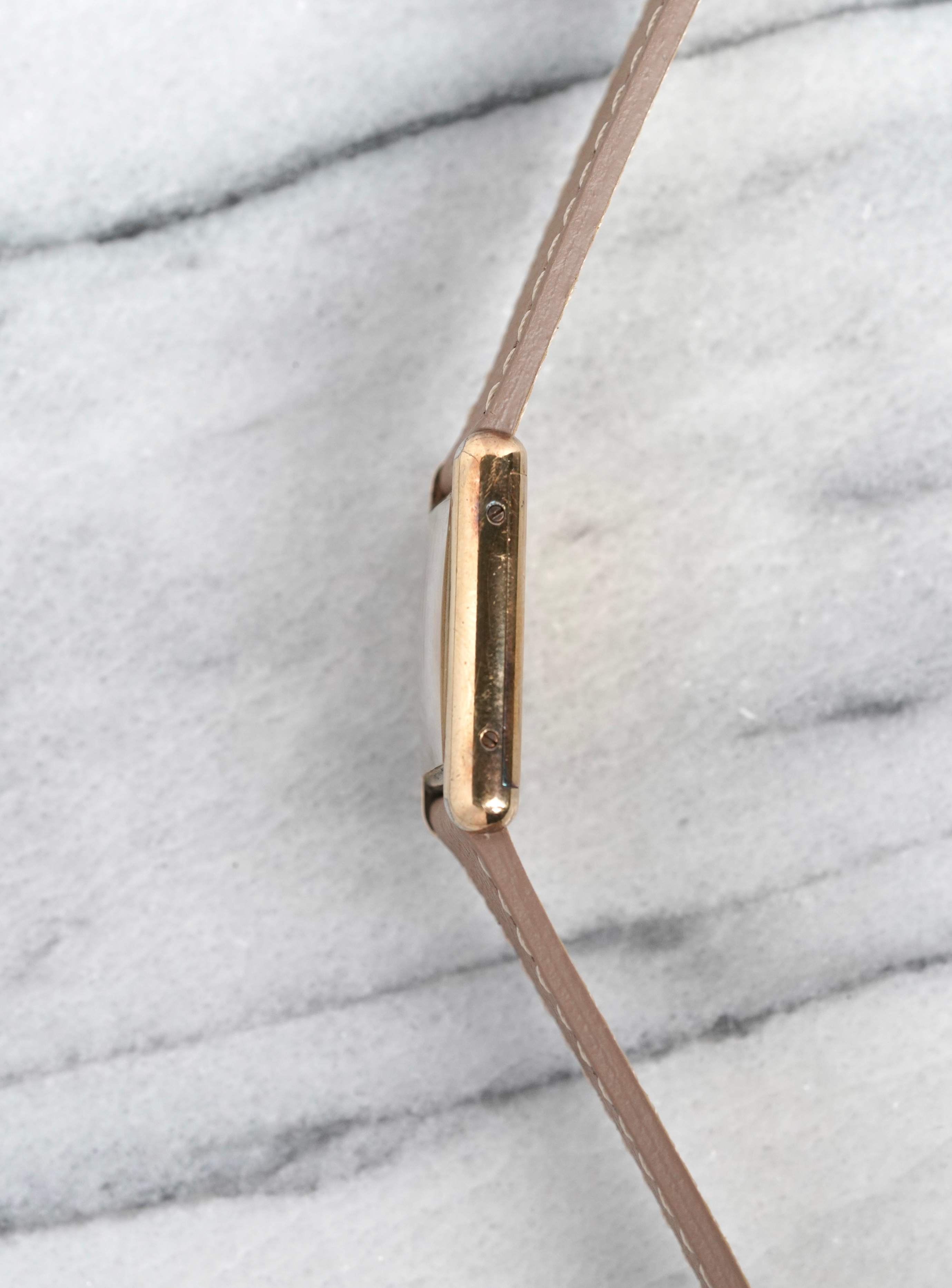 Cartier Tank - Guilloche Dial.