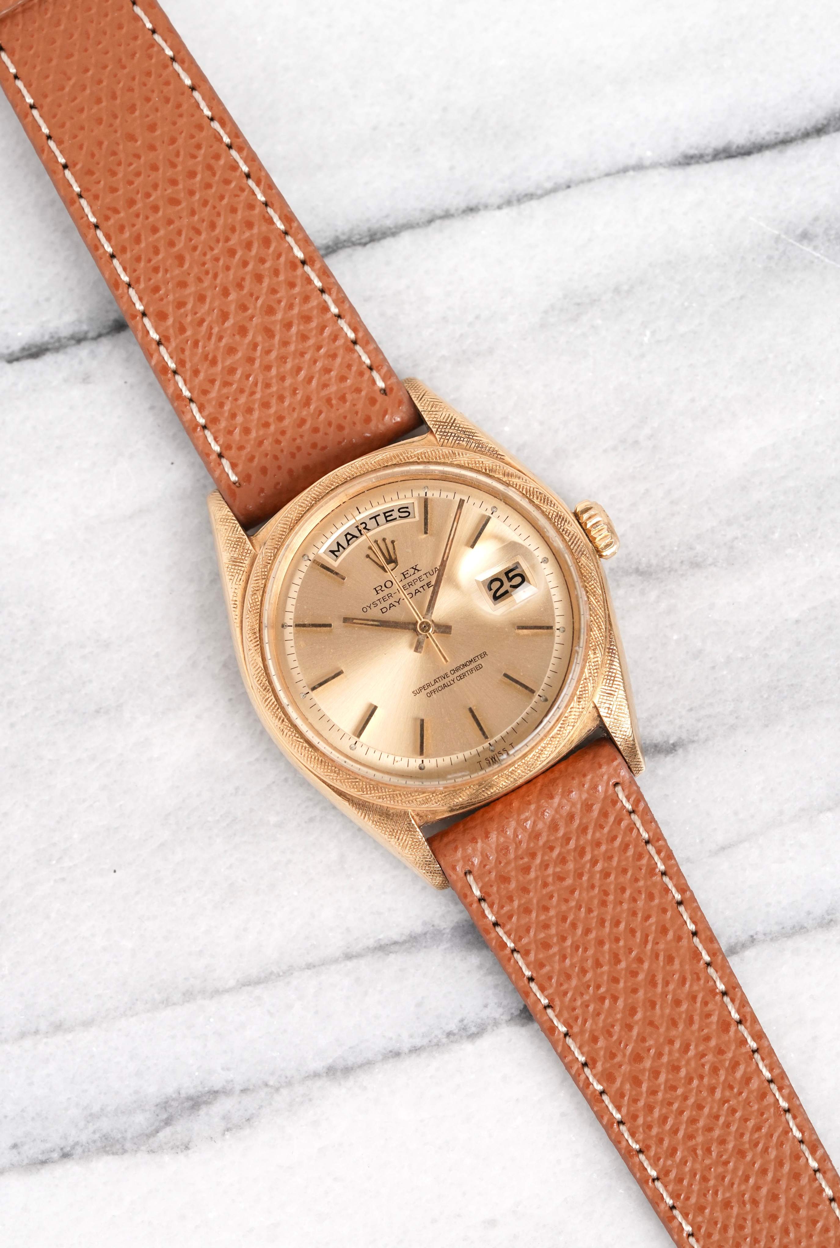 Rolex Daydate 1806 - Florentine Finish.