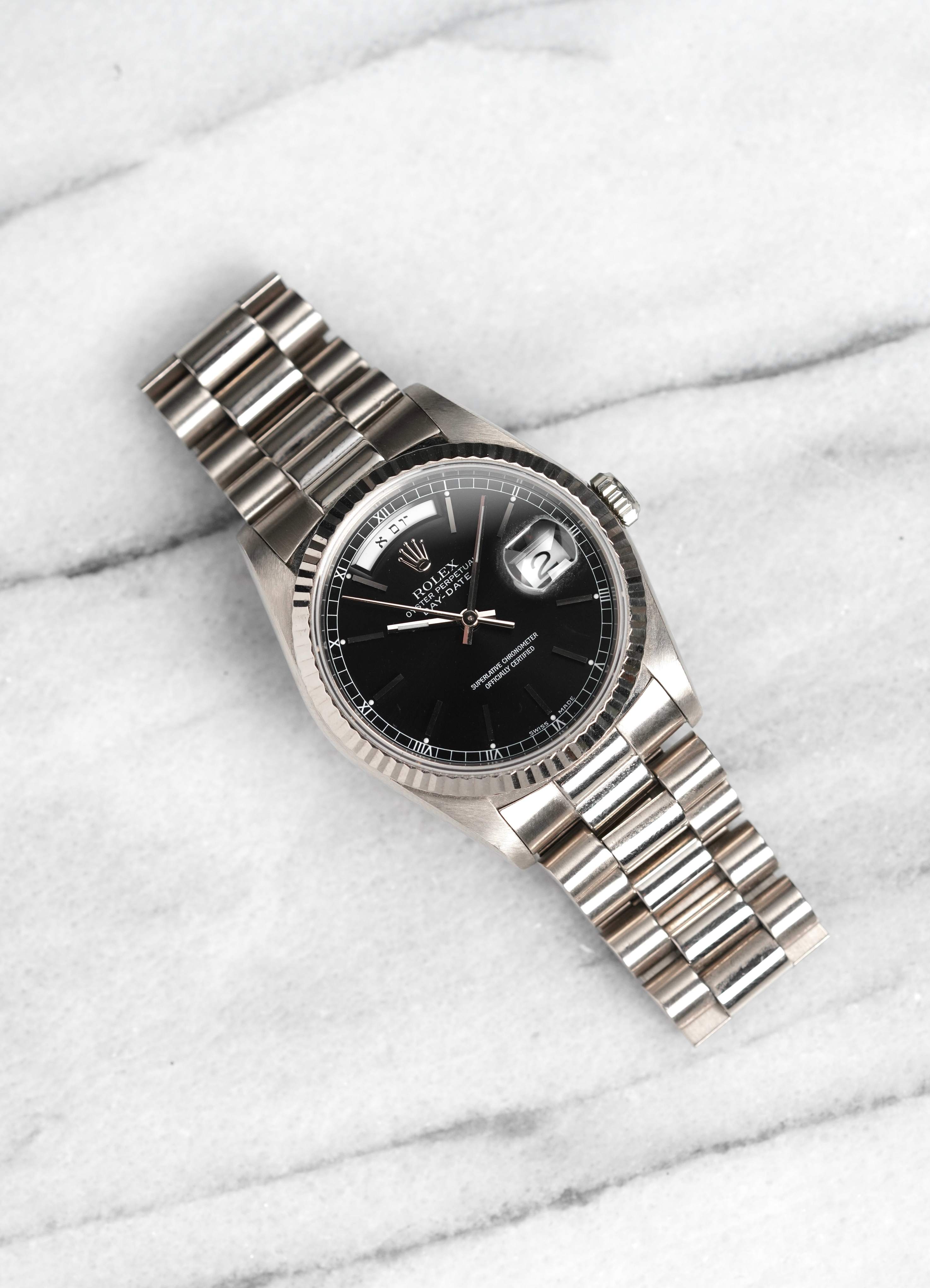 Rolex Daydate 18239 - Hebrew Disk