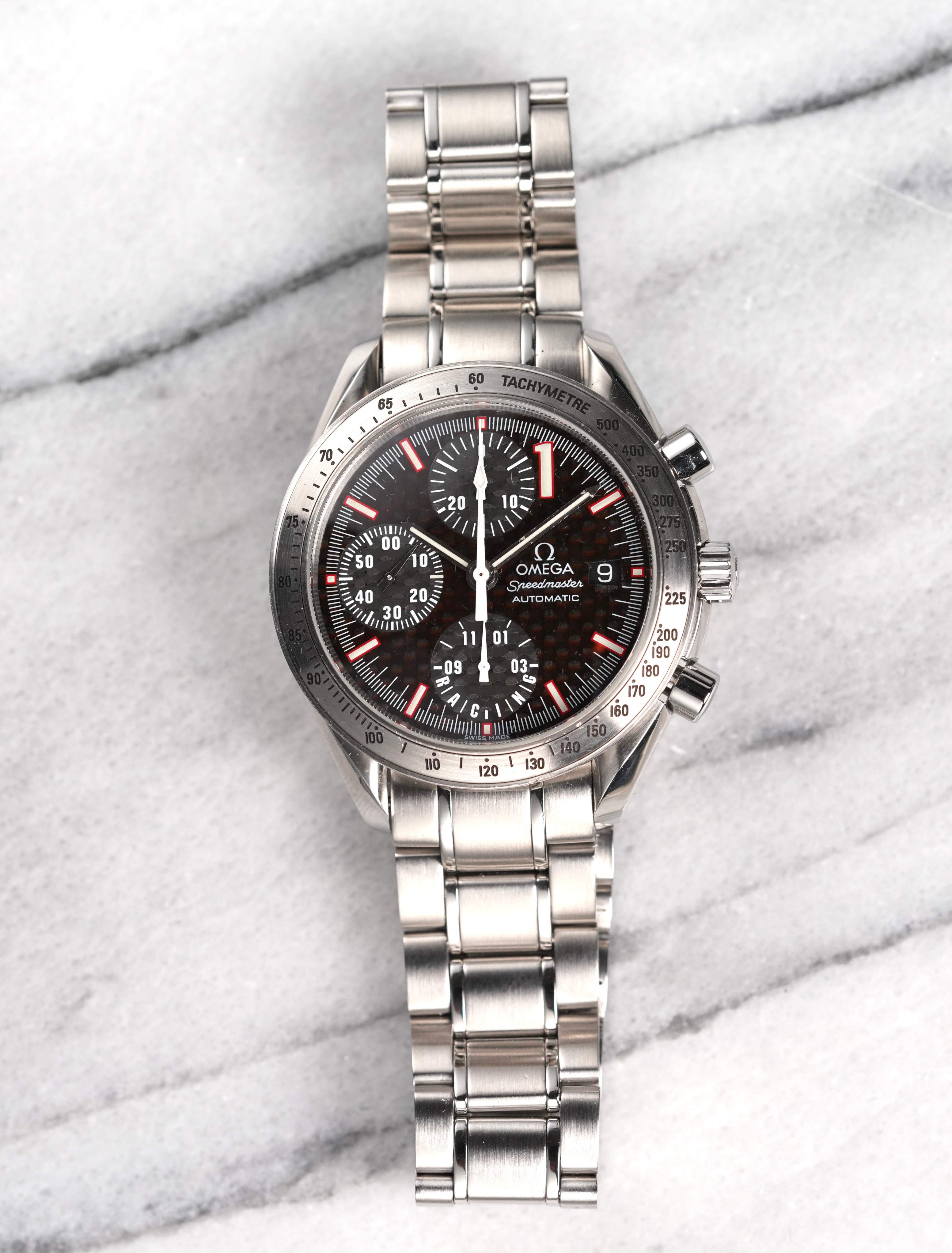 Omega Speedmaster Schumacher - Green Carbon Fiber.