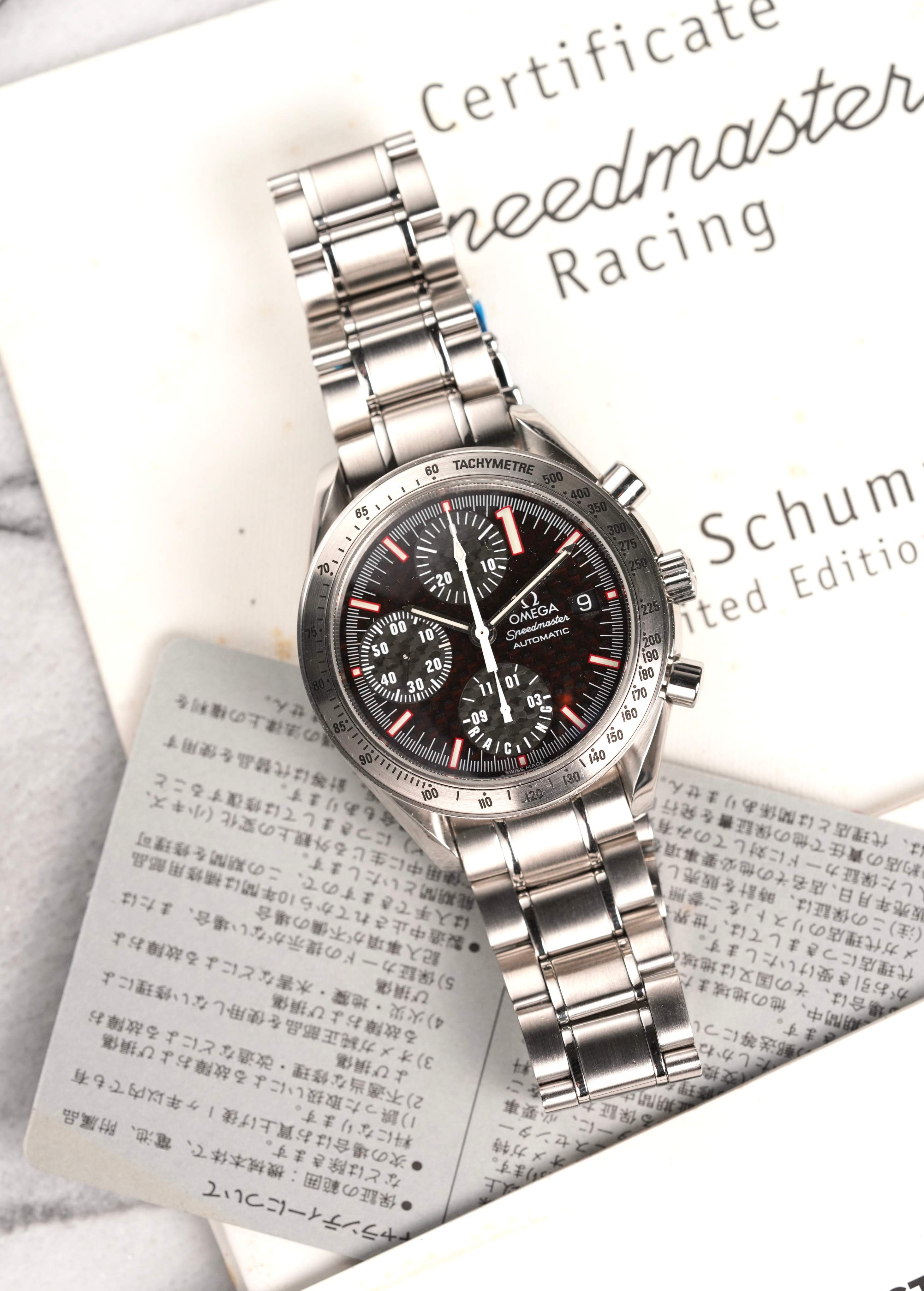 Omega Speedmaster Schumacher - Green Carbon Fiber.