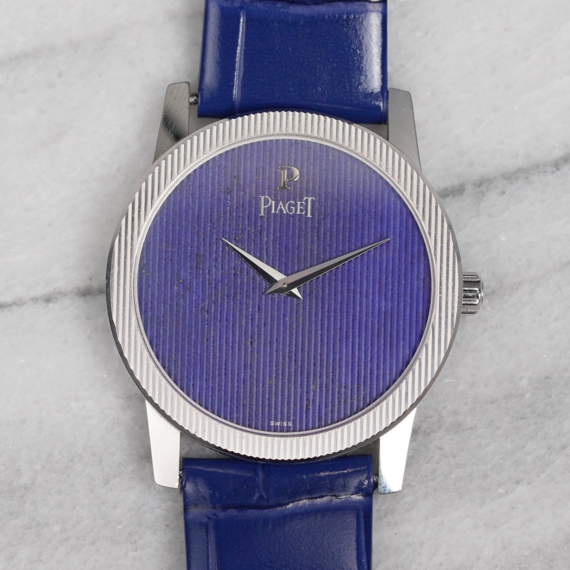Piaget 91894 – 18K White Gold Blue Lapis Dial