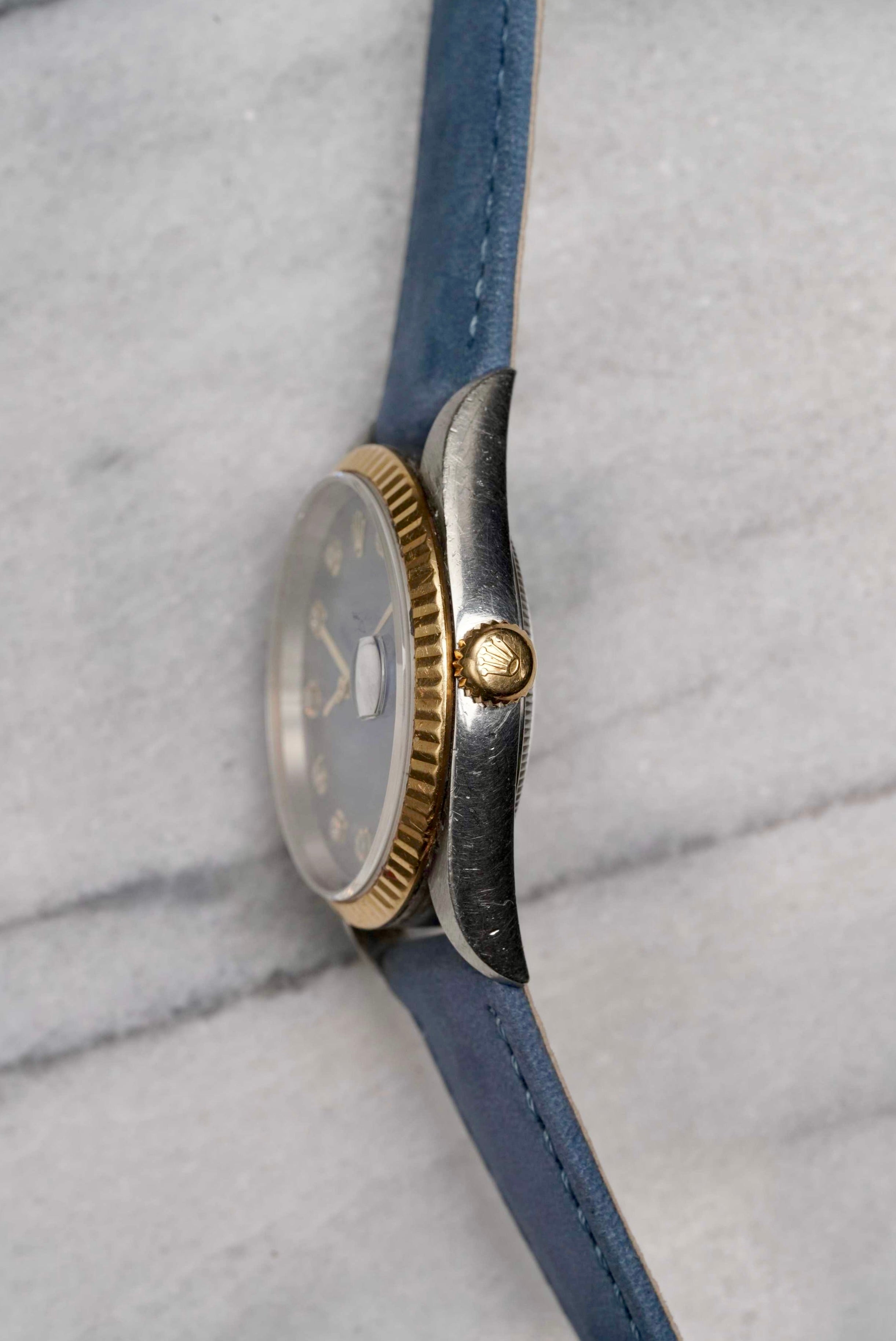 Rolex Datejust 16233G - Blue Vignette Dial