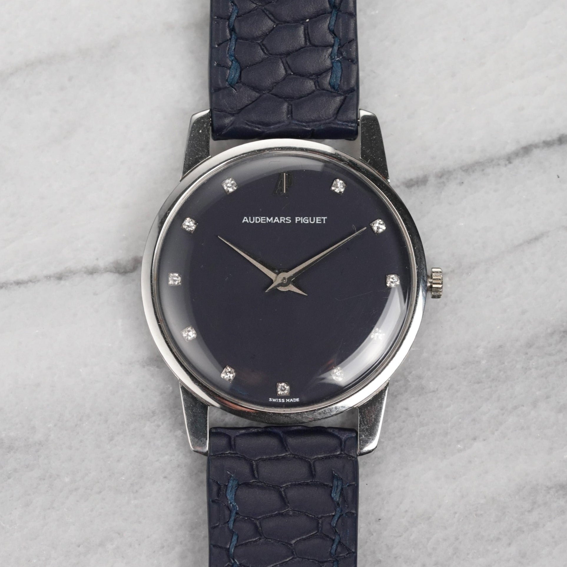 Audemars Piguet – Blue Diamond Dial.