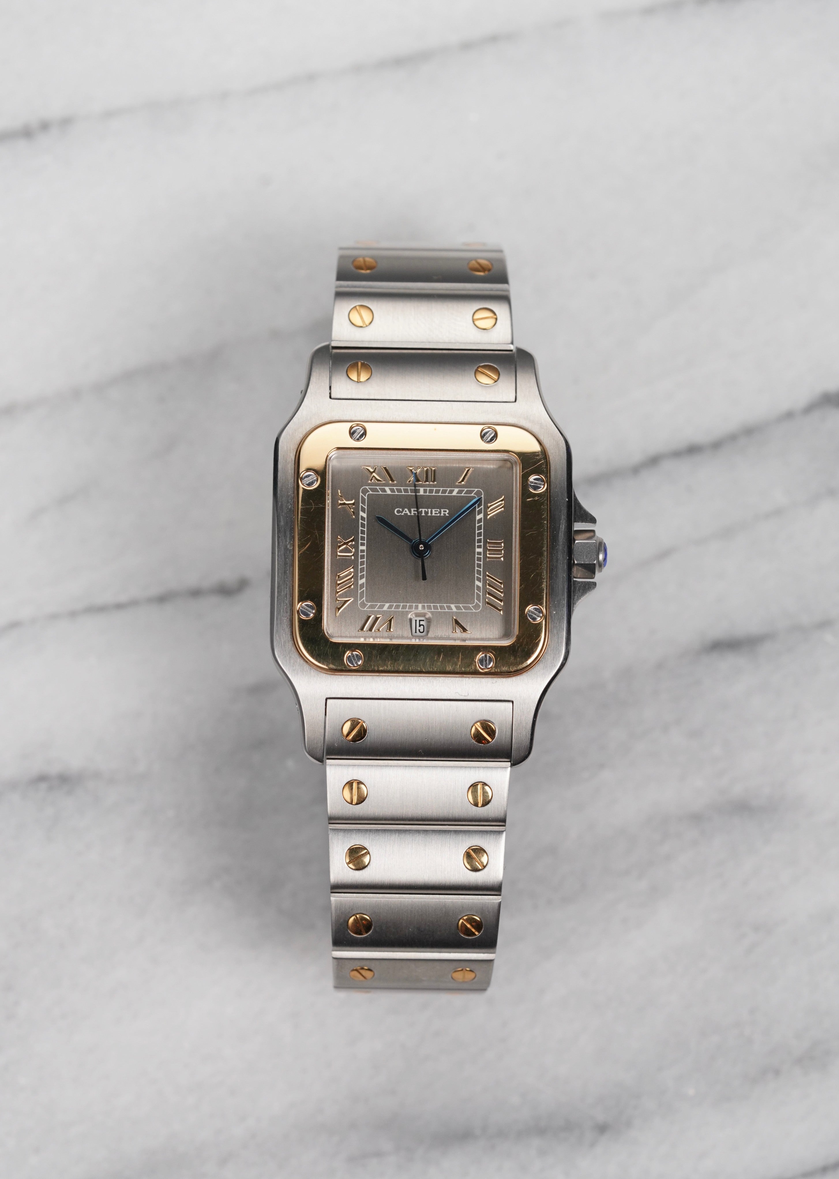 Cartier Santos 1566- Two Tone Mocha