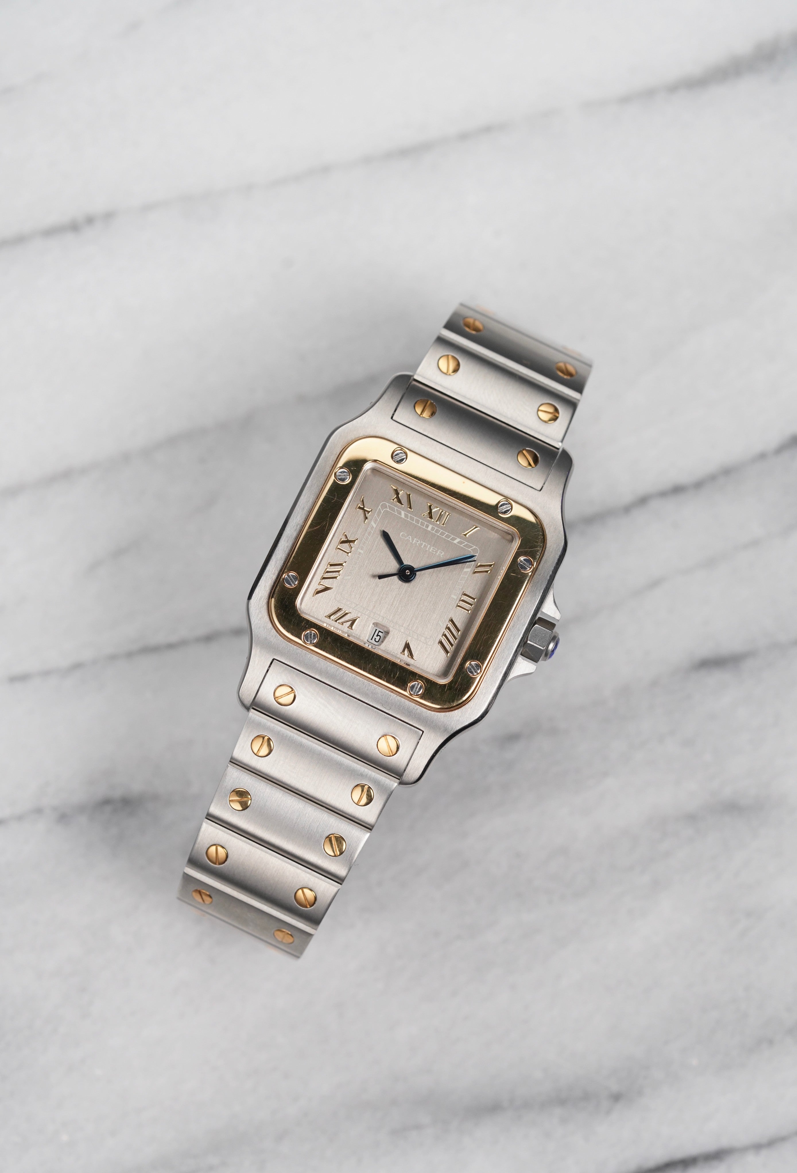 Cartier Santos 1566- Two Tone Mocha
