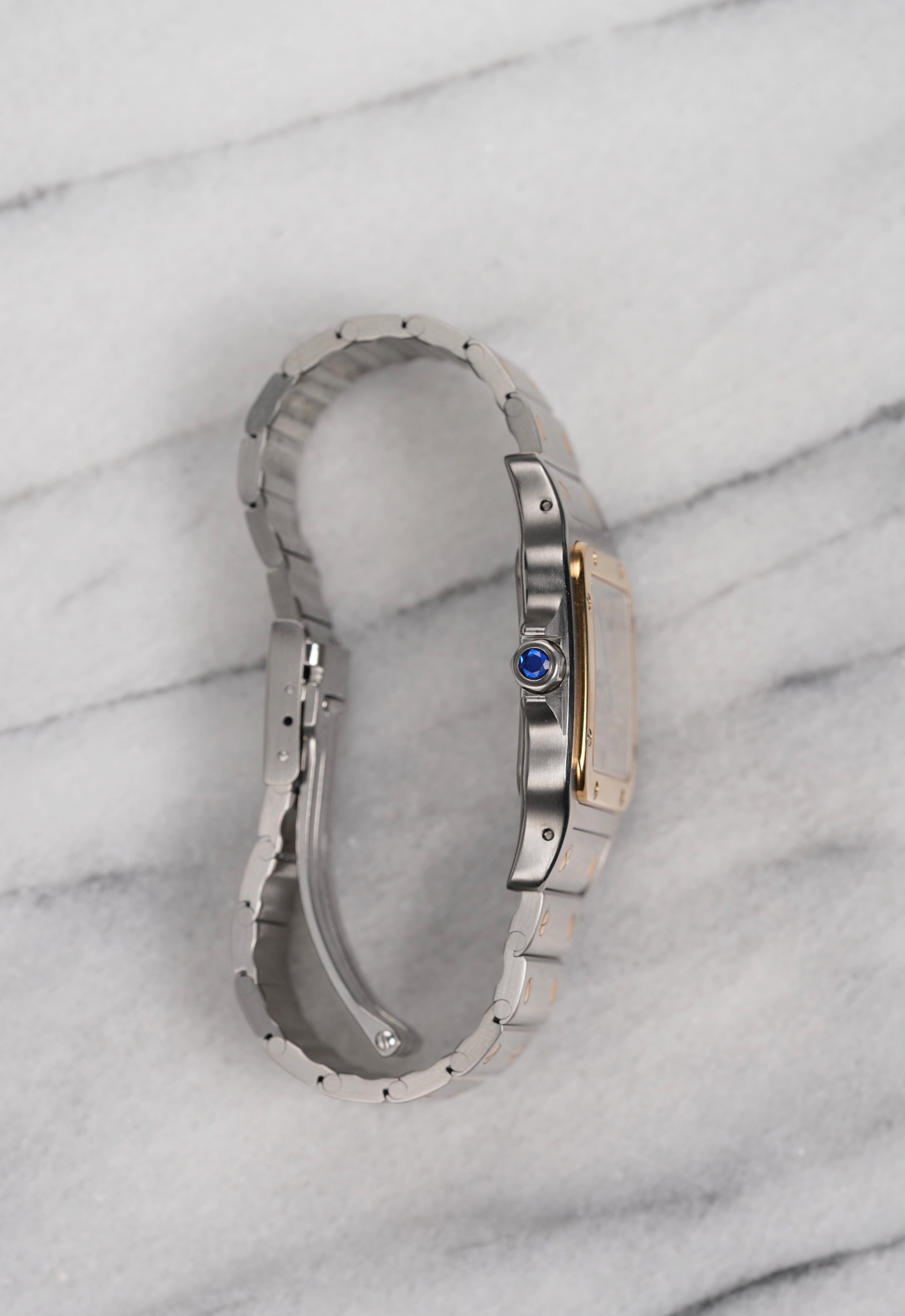 Cartier Santos 1566- Two Tone Mocha