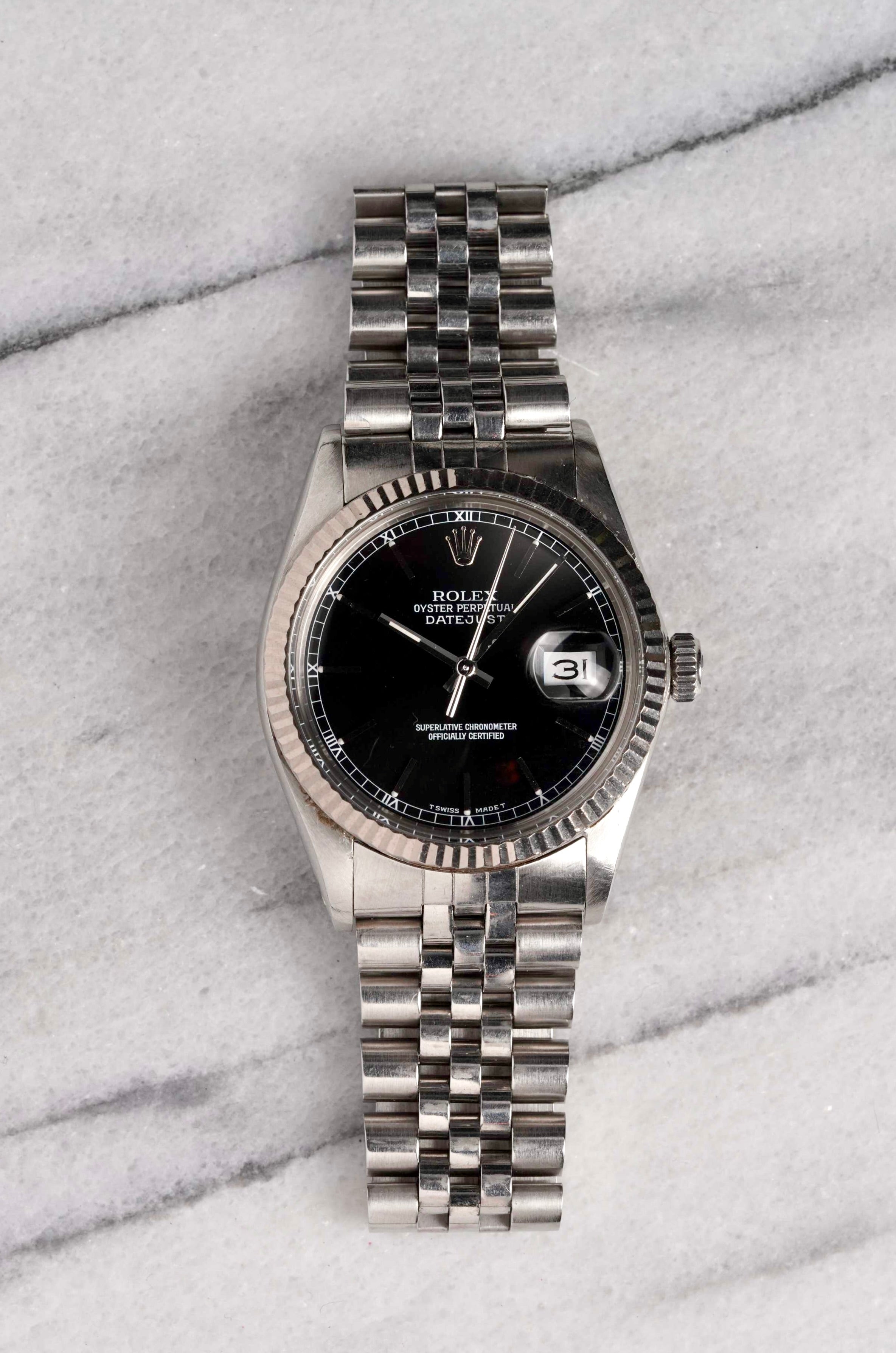 Rolex Datejust 16014 - Black Dial