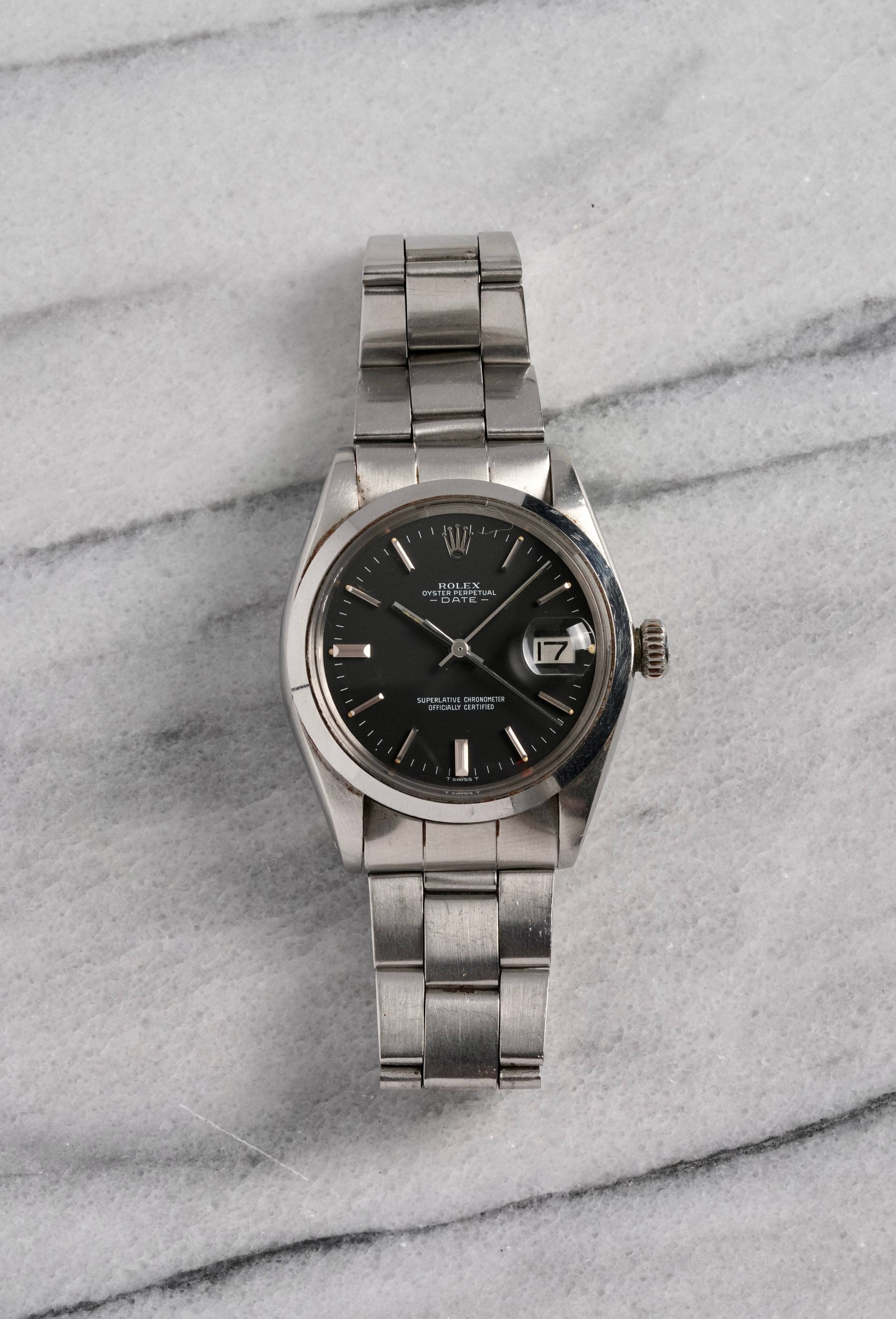 Rolex OP 1500 - Matte Black Dial.