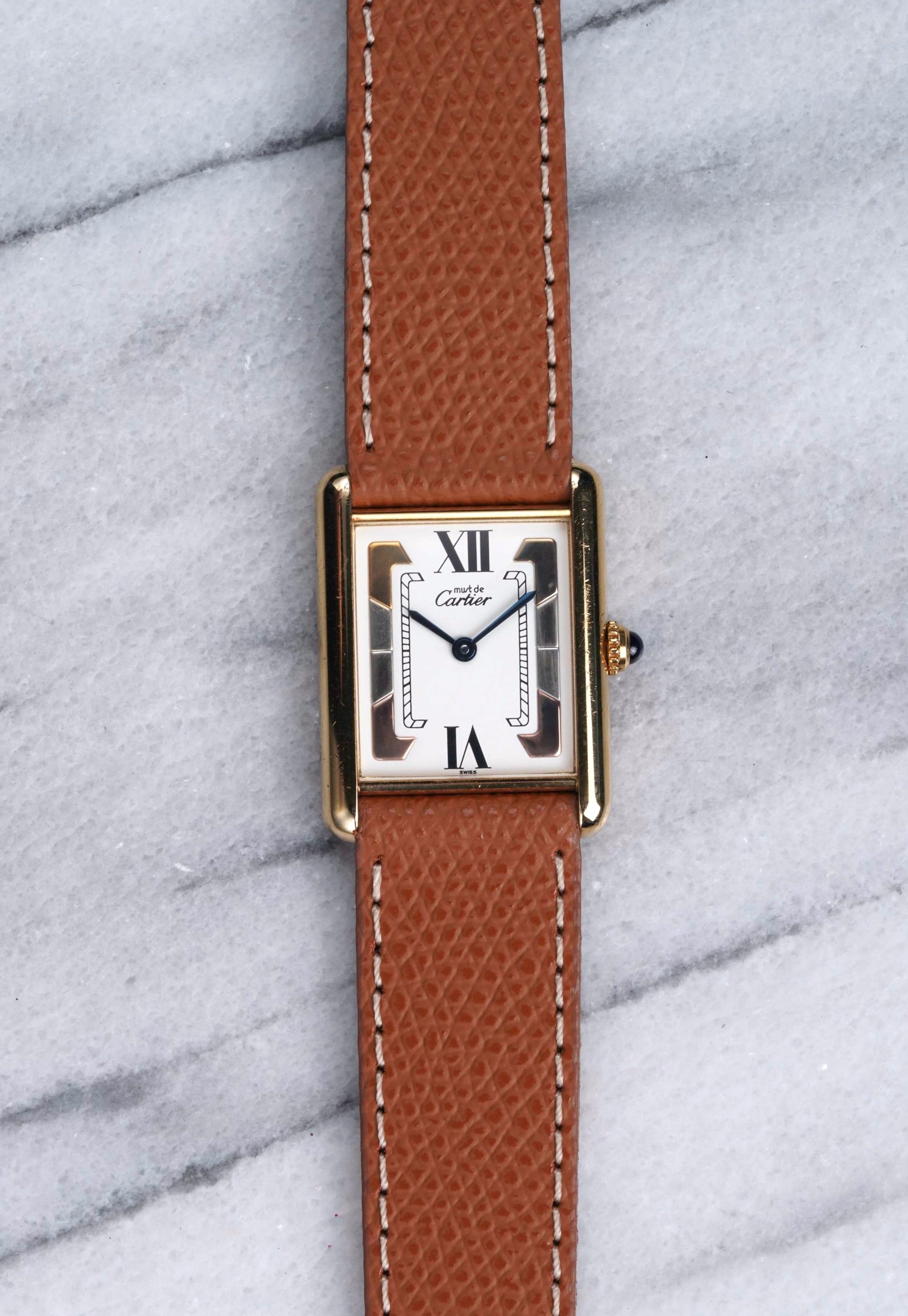 Cartier Tank - Trinity Dial.