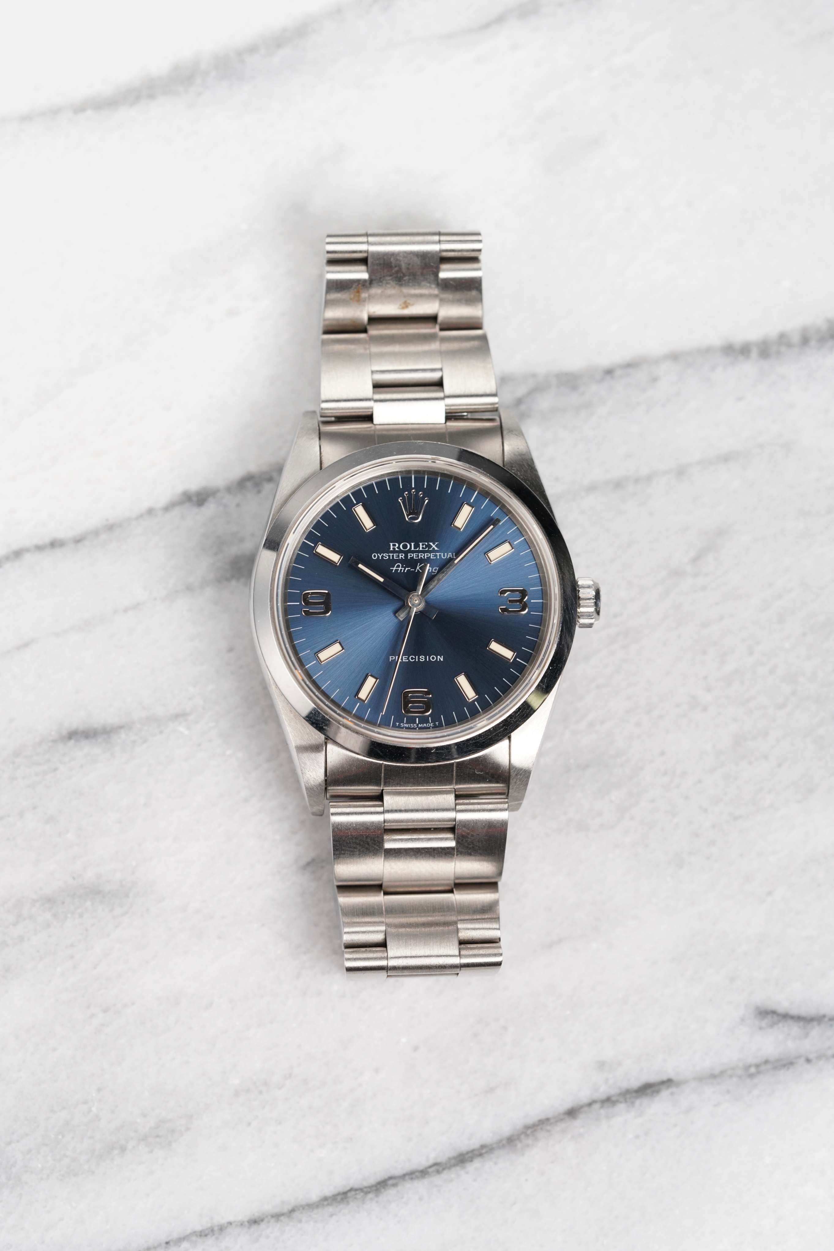 Rolex Air King 14000 - Blue Dial