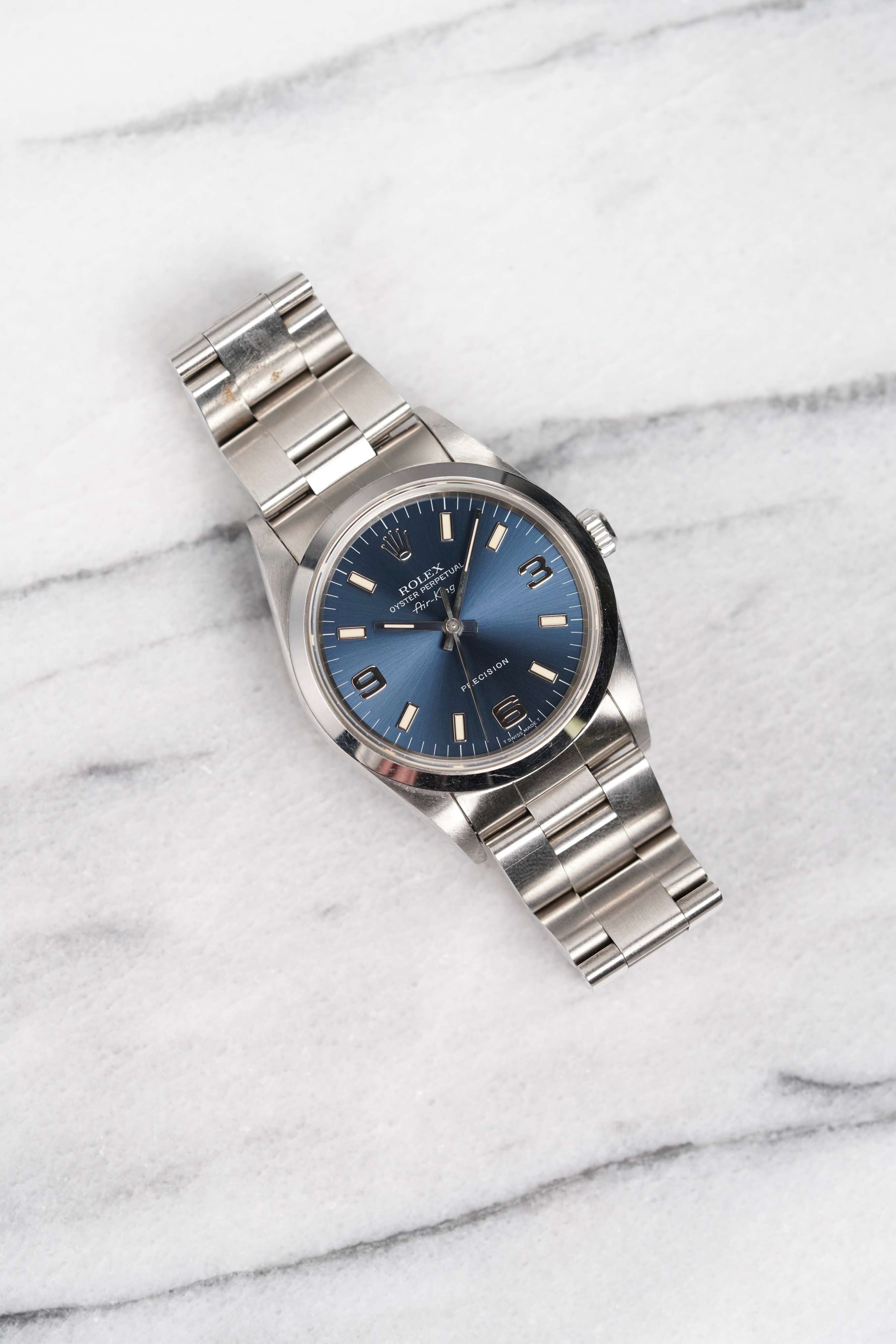 Rolex Air King 14000 - Blue Dial