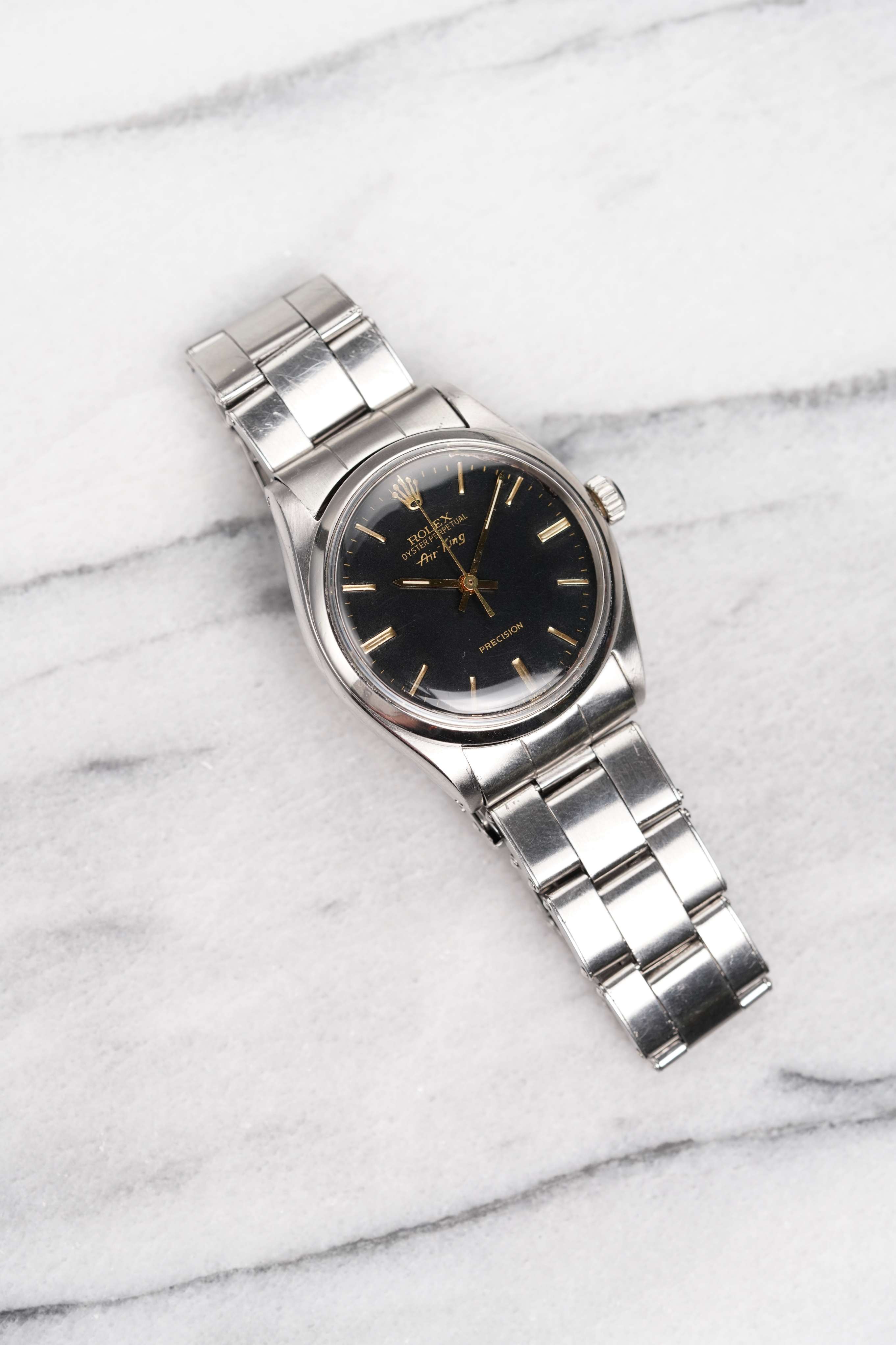 Rolex Air King 5500 - Black Dial
