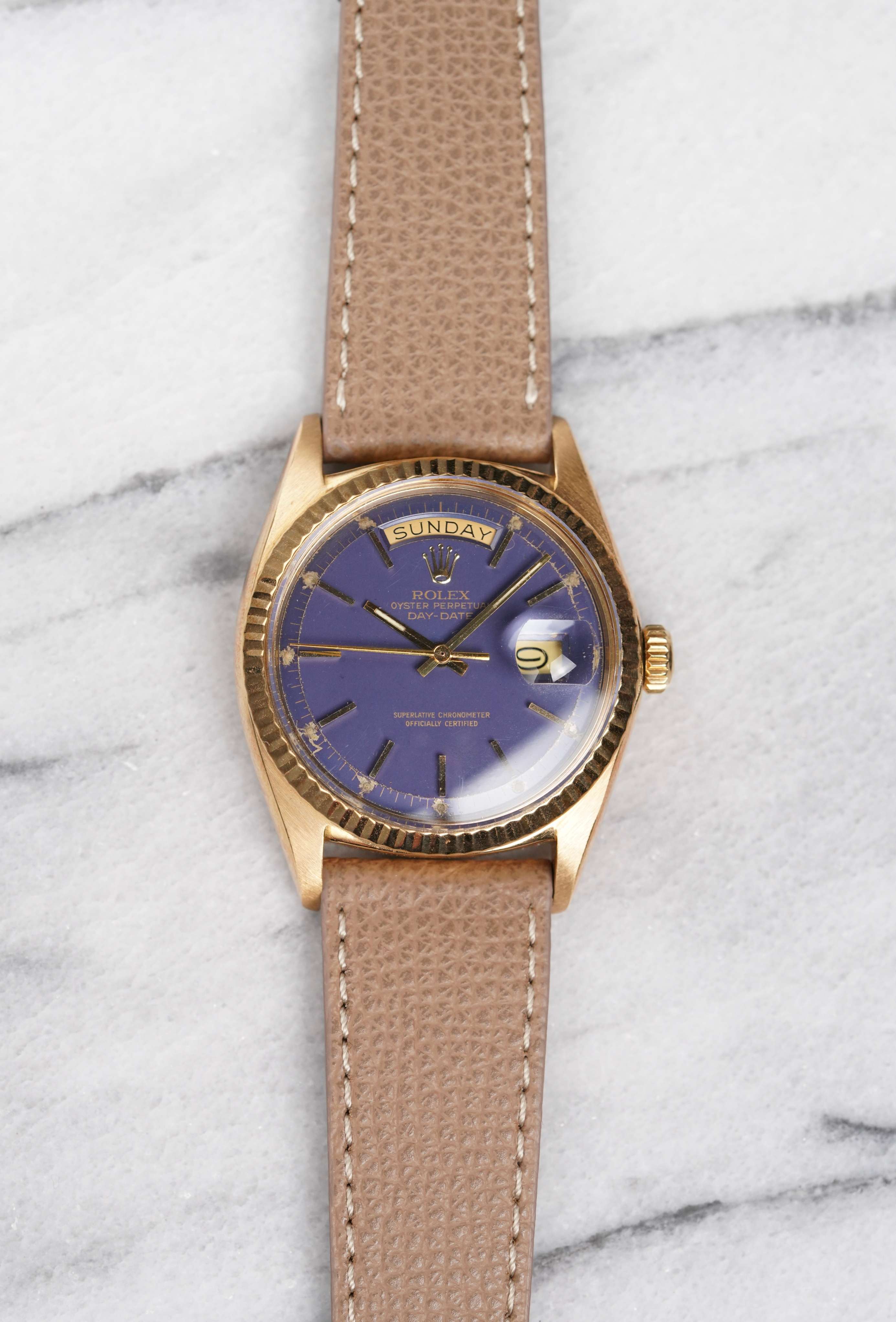 Rolex Daydate 1803 - Purple Dial