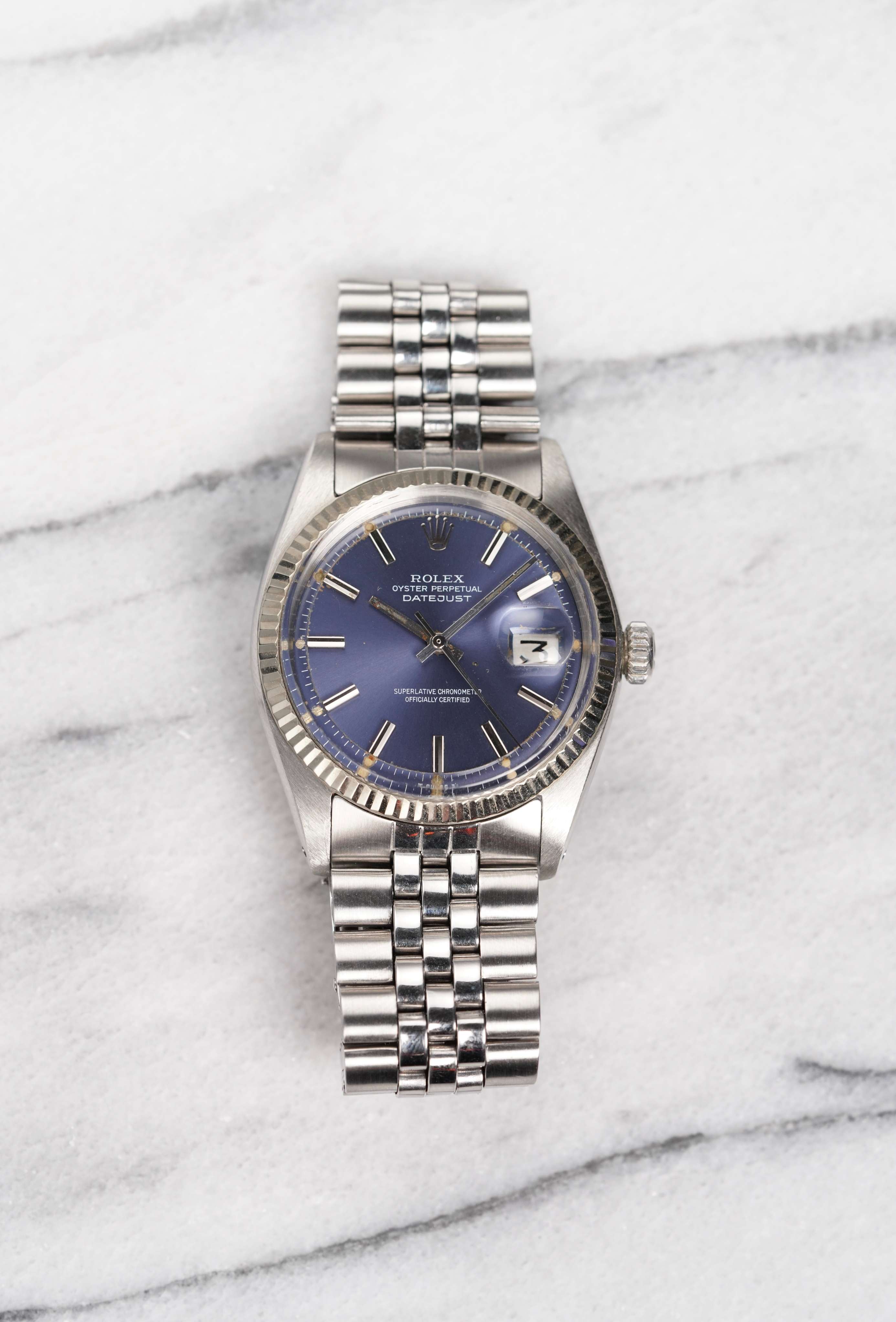 Rolex Datejust 1601 - Blue Dial