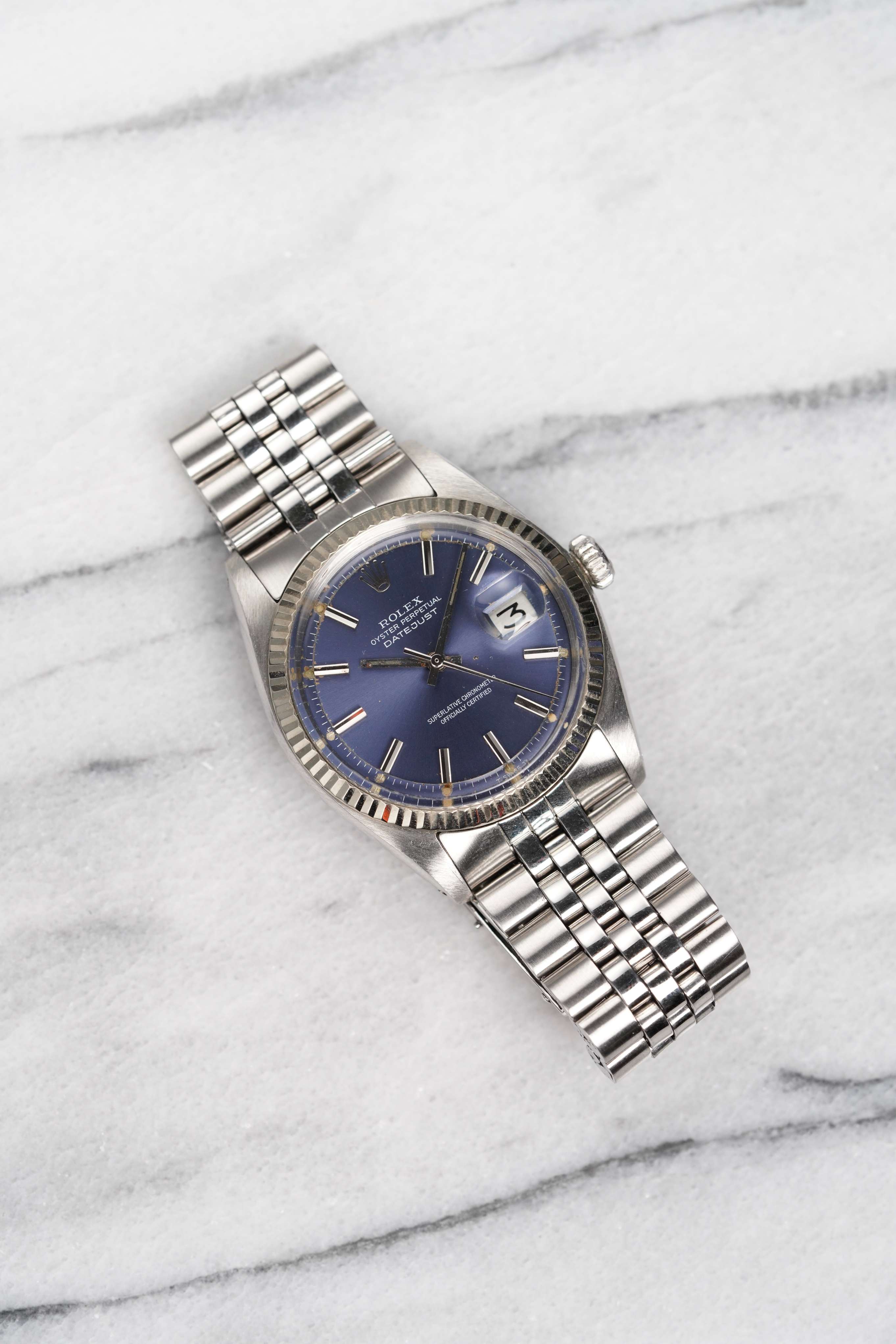 Rolex Datejust 1601 - Blue Dial