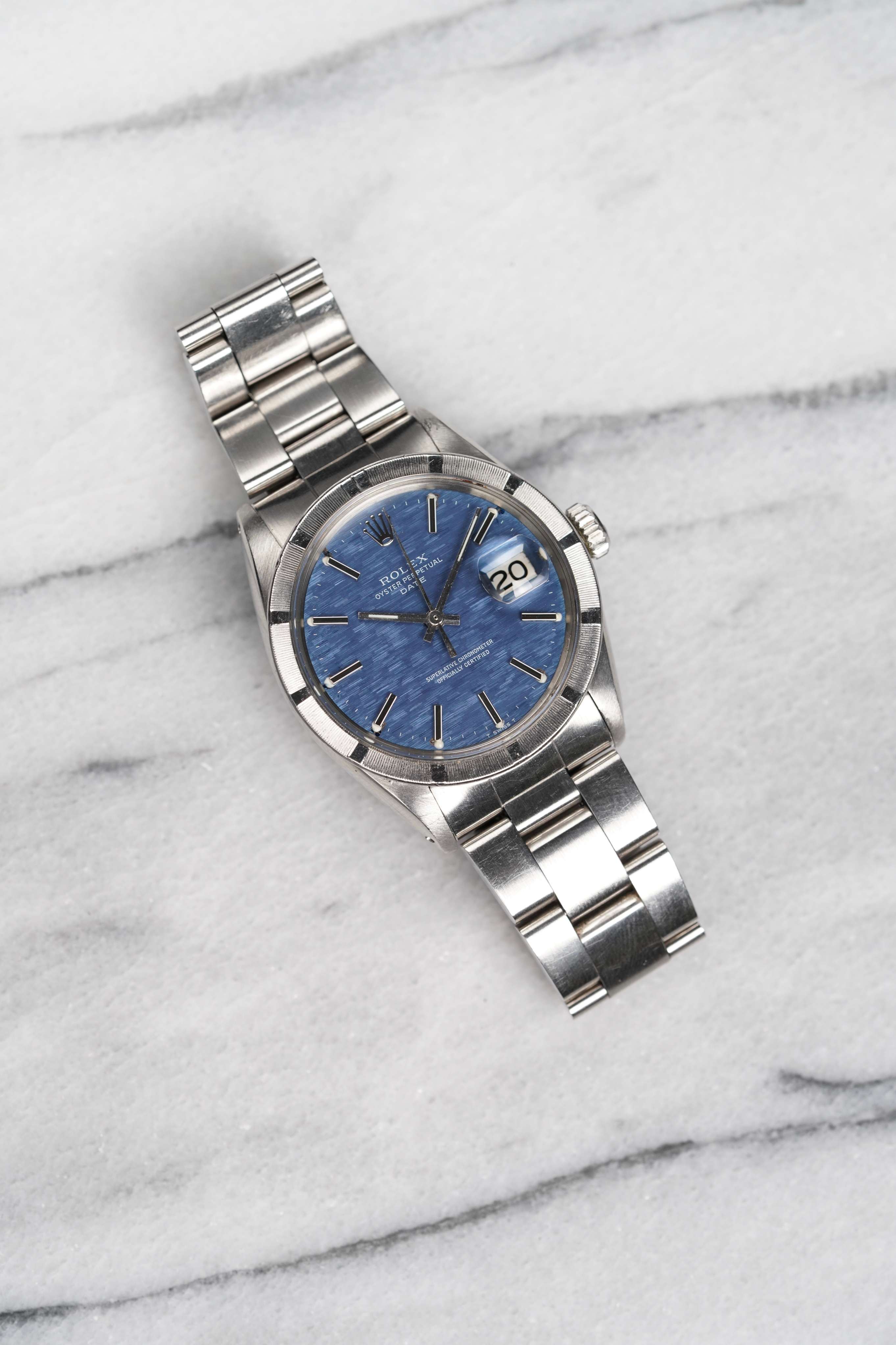 Rolex OP 1501 - Blue Mosaic Dial