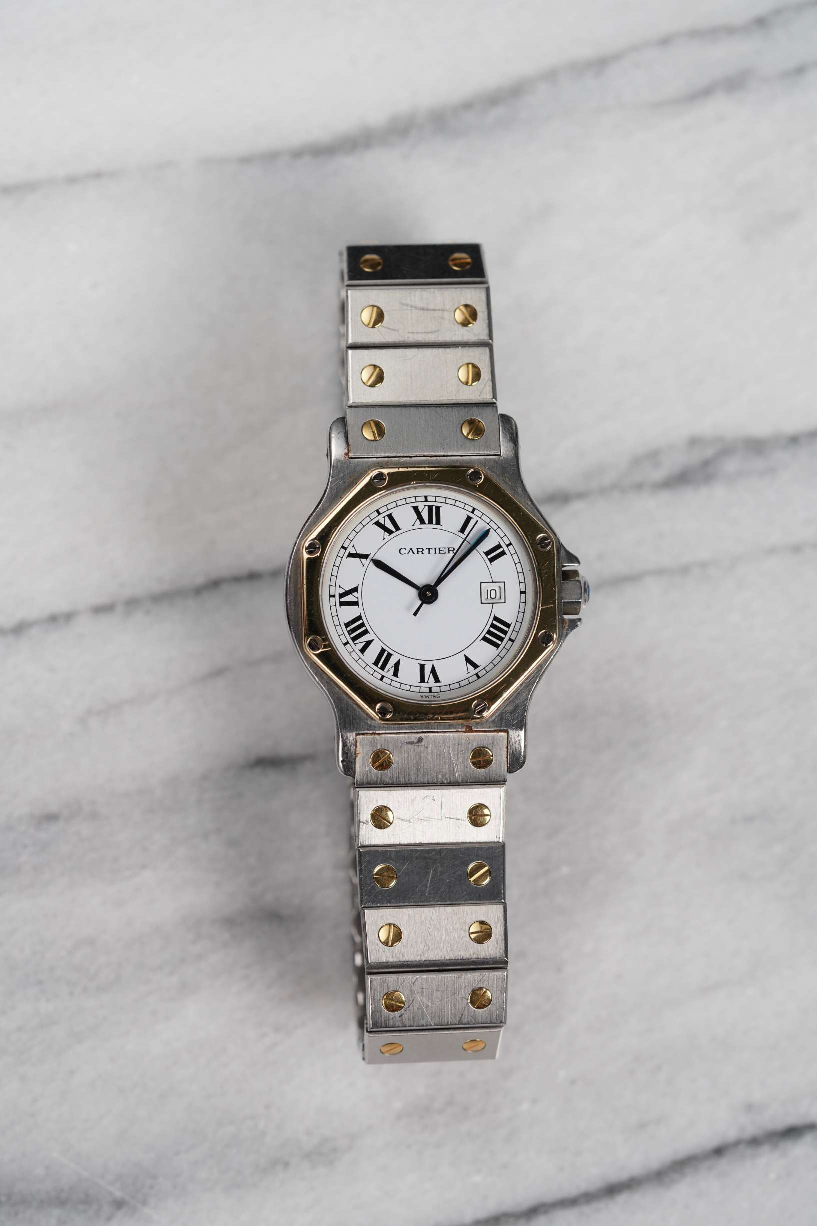 Cartier Santos Octagon - Two Tone