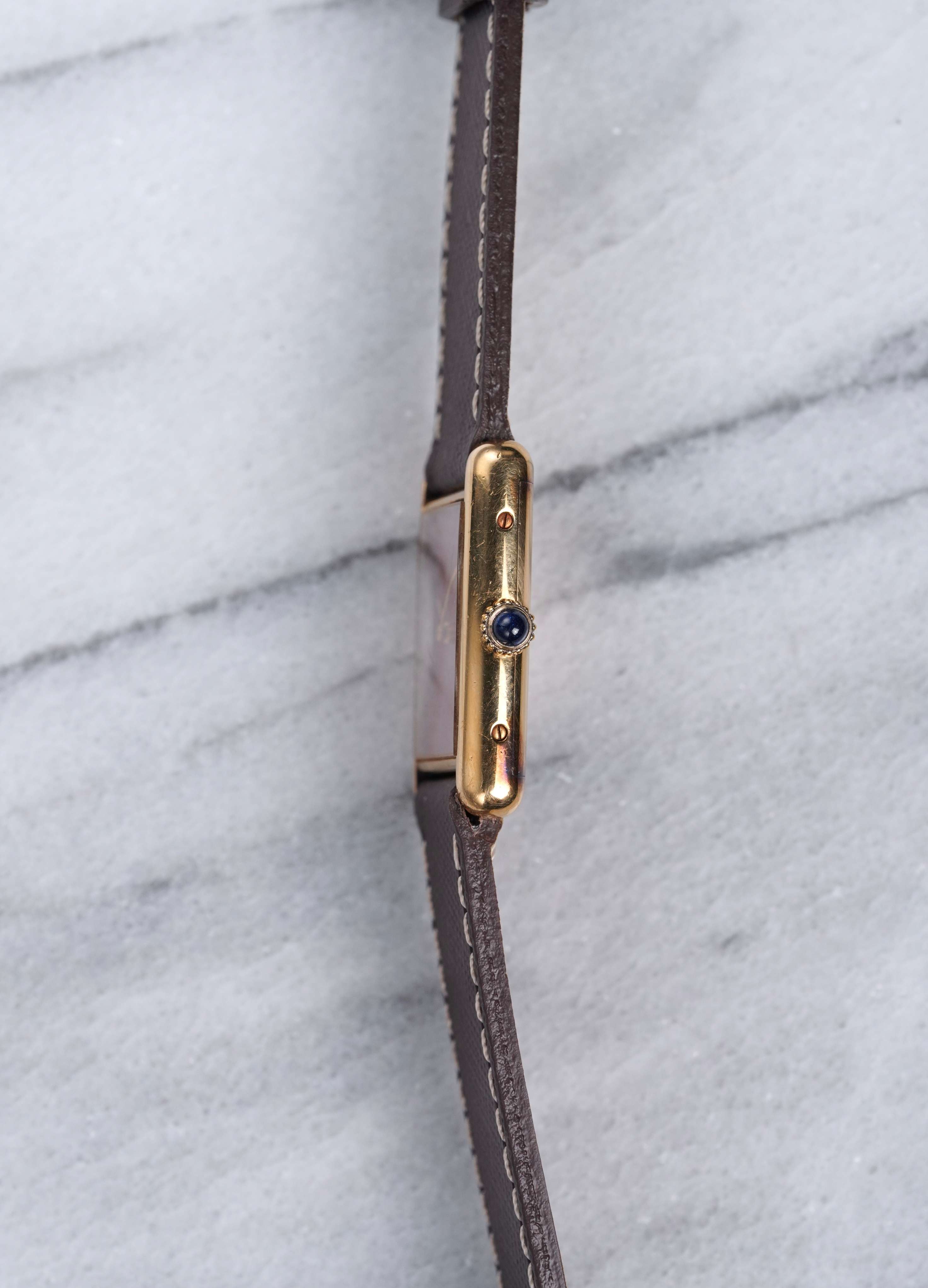 Cartier Tank - Red Dial.